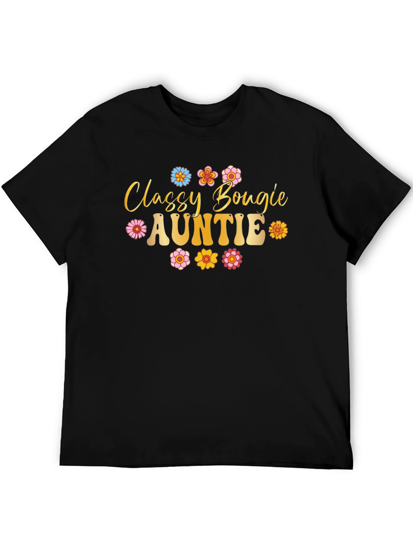 Classy Bougie Auntie Black T-Shirt