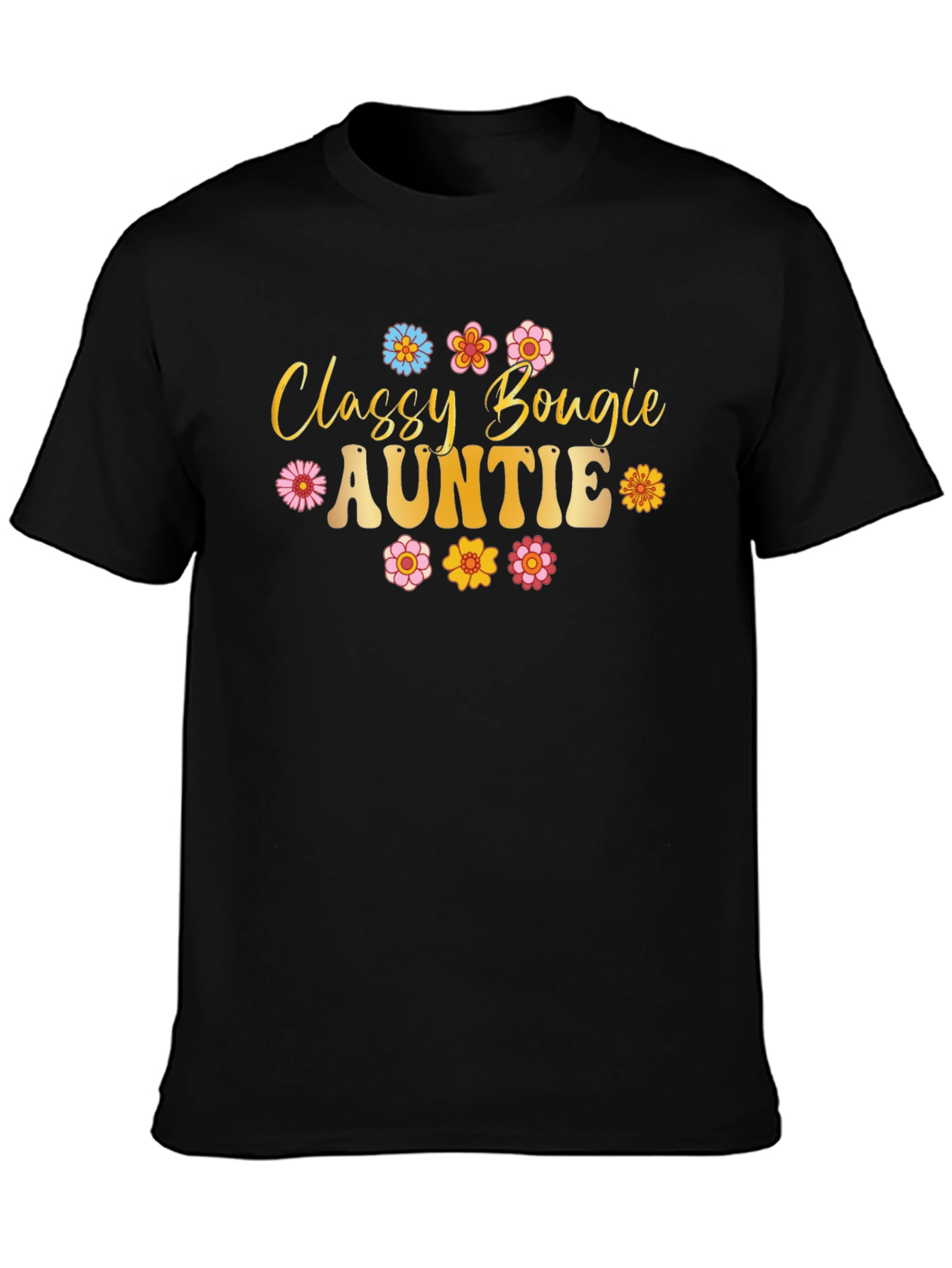 Classy Bougie Auntie Black T-Shirt