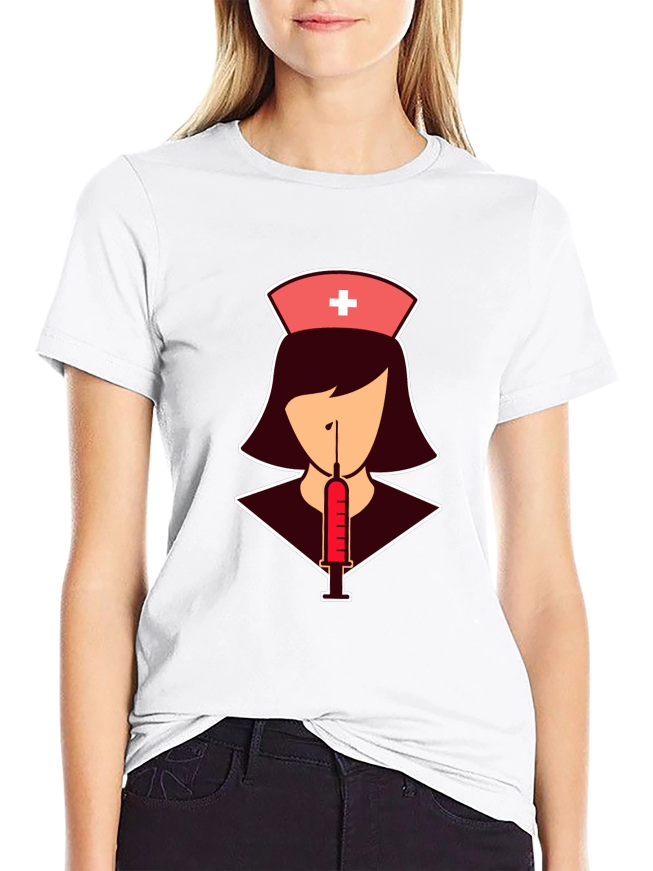Nurse Syringe T-Shirt: Stylish Graphic Tee