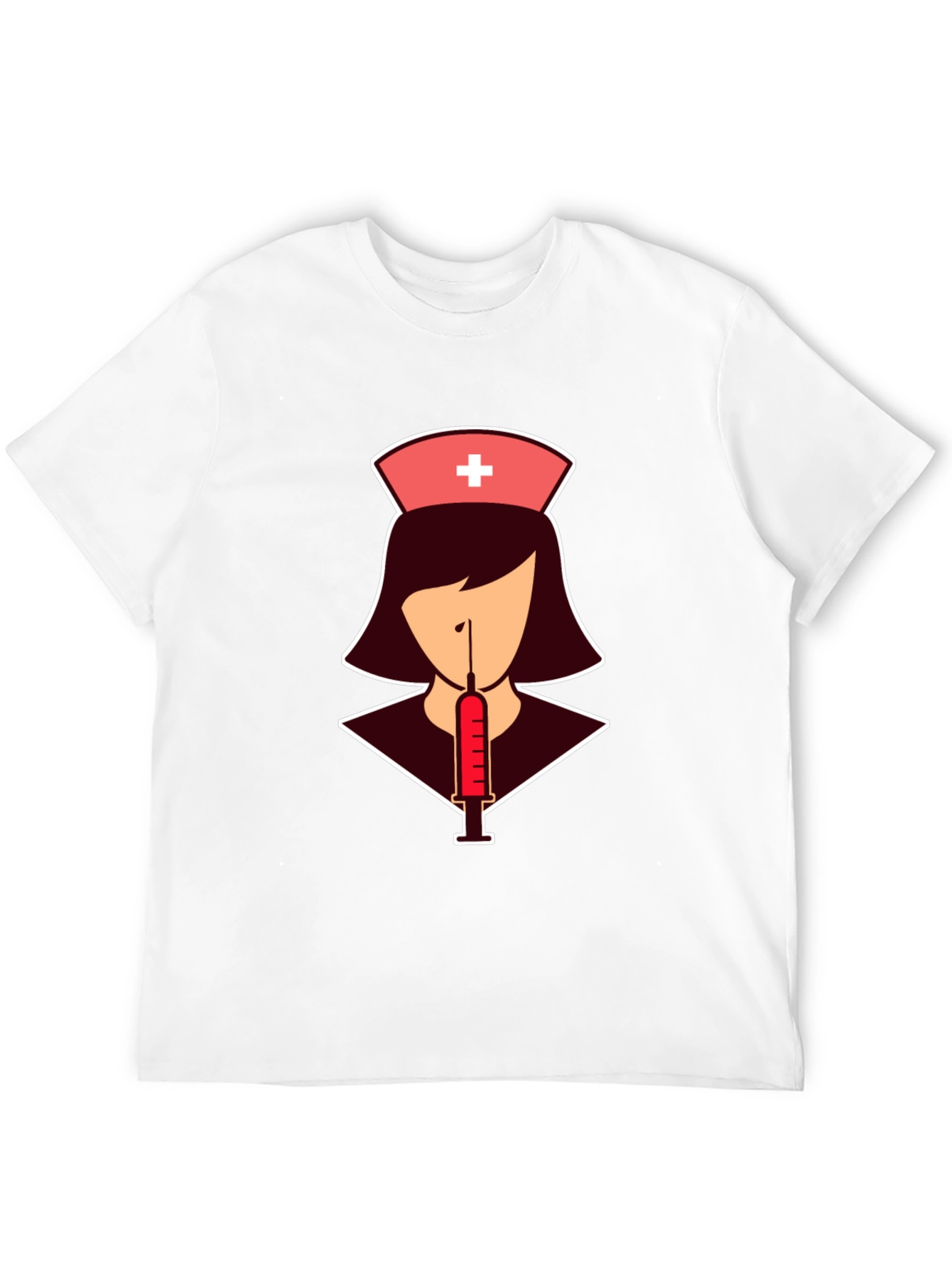 Nurse Syringe T-Shirt: Stylish Graphic Tee