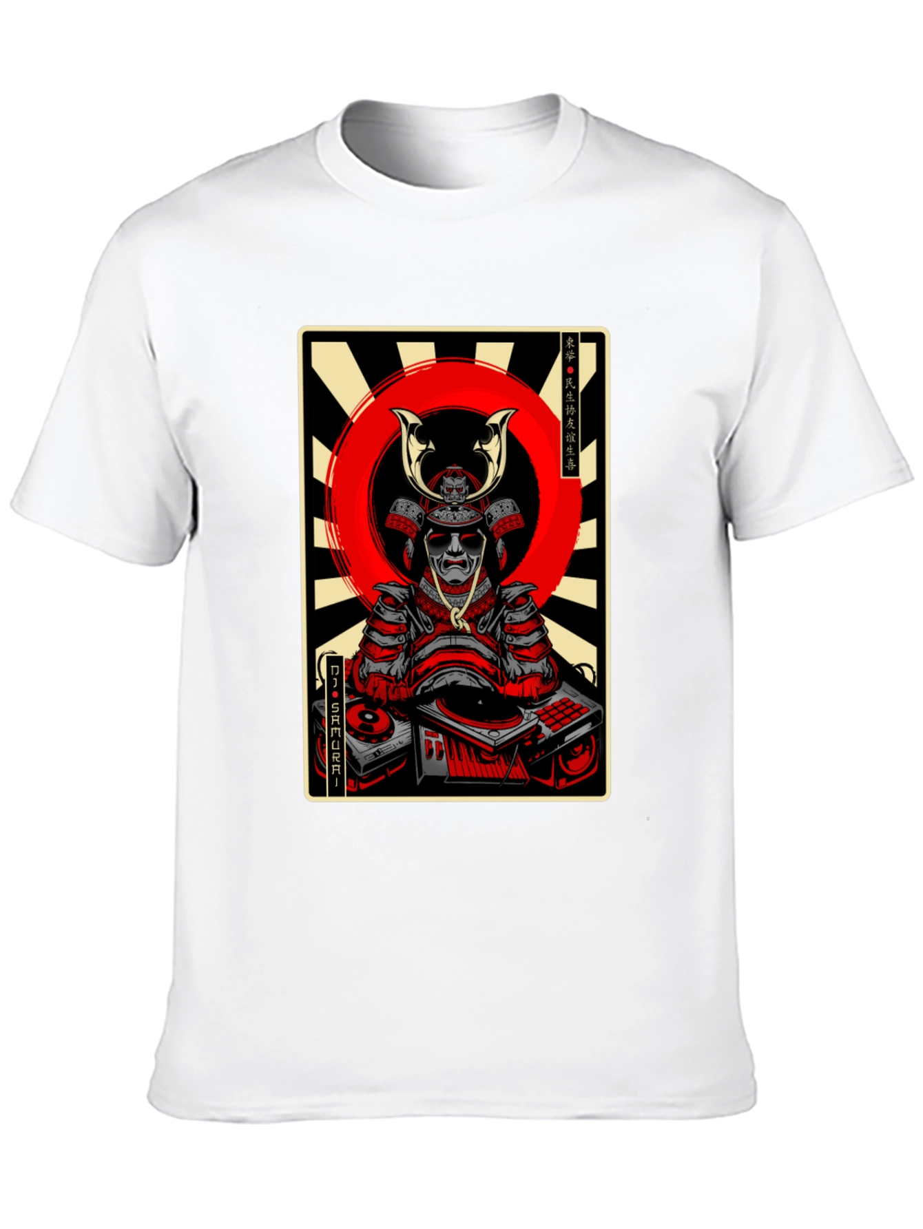 DJ Samurai Graphic Tee - Black