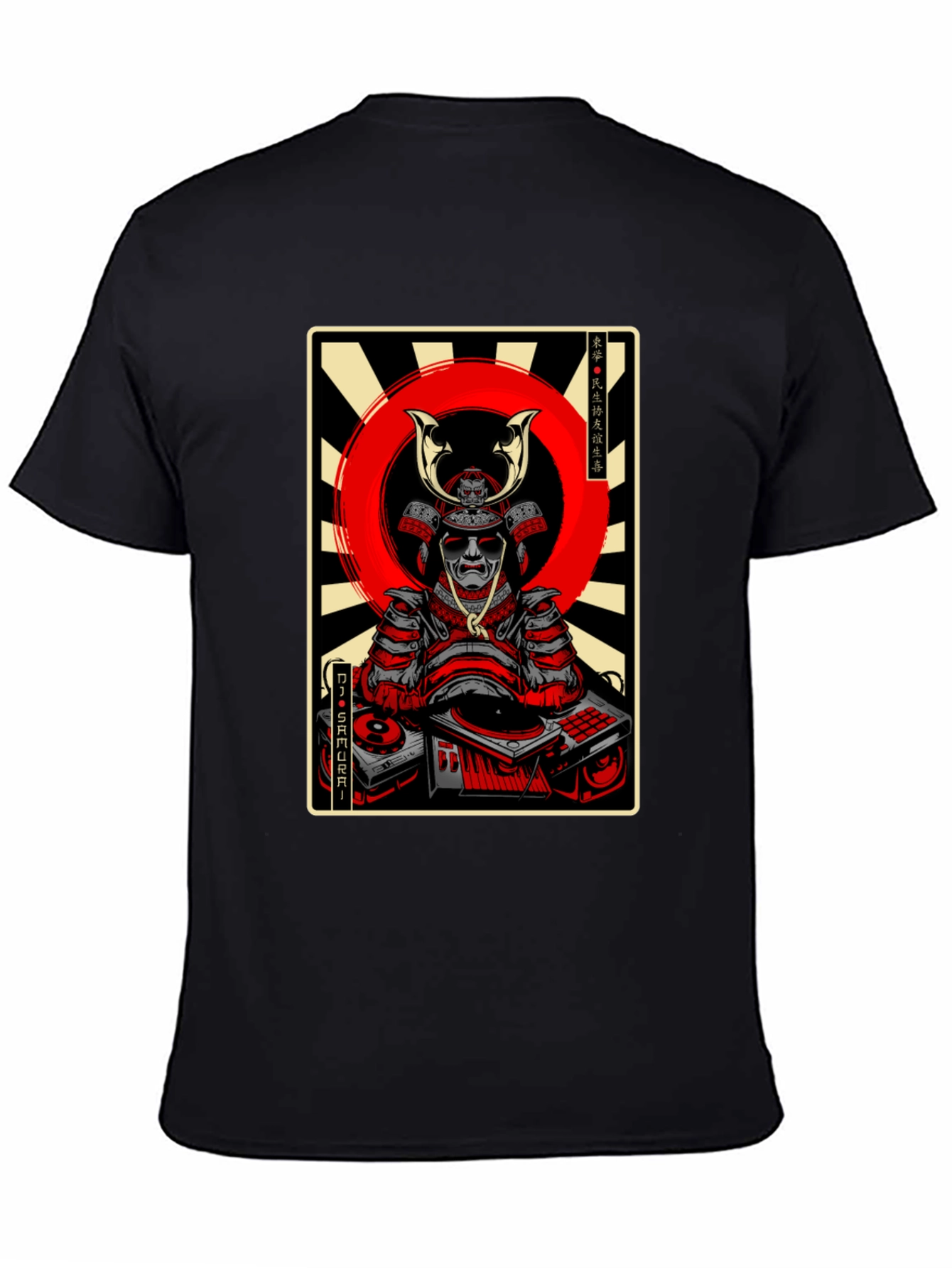 DJ Samurai Graphic Tee - Black