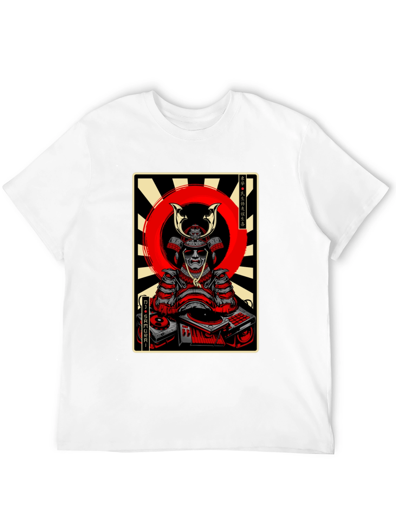 DJ Samurai Graphic Tee - Black