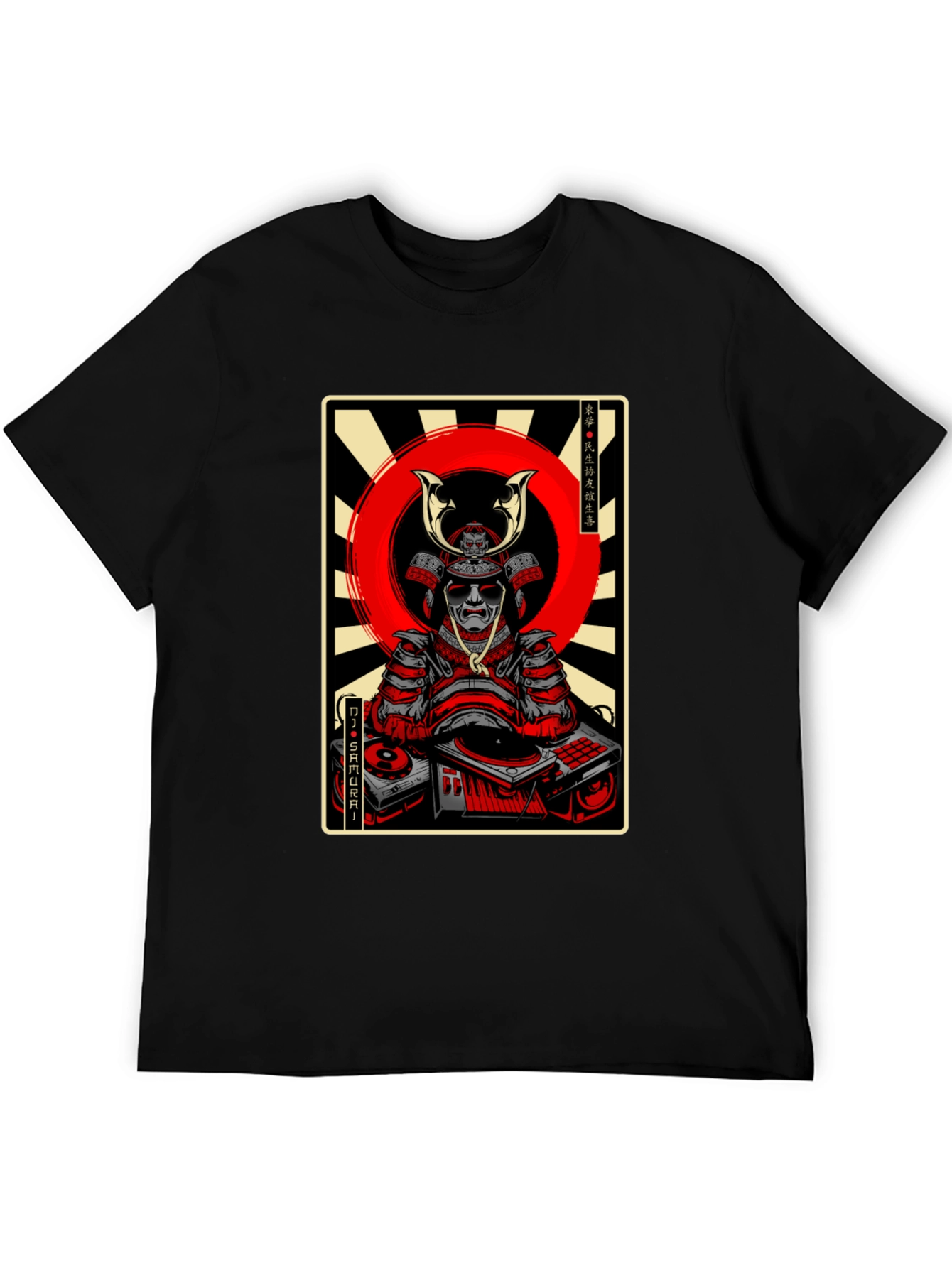 DJ Samurai Graphic Tee - Black