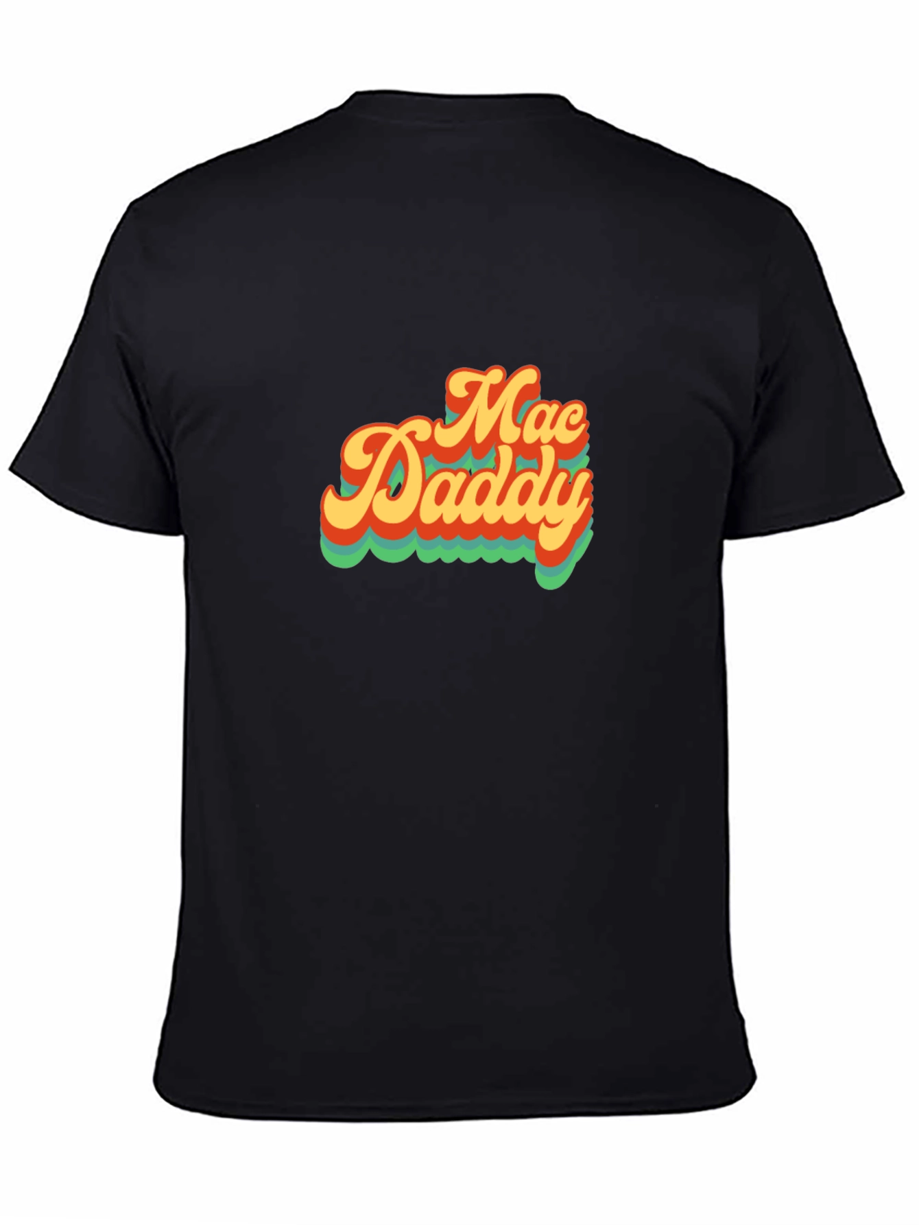 Mac Daddy Retro Style Graphic Tee - Black