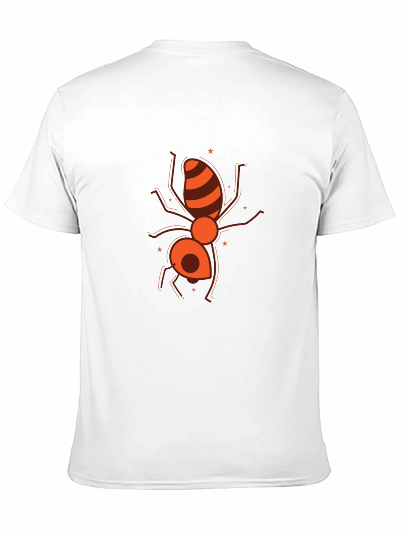 Ant Graphic Black T-Shirt - Unique Insect Design