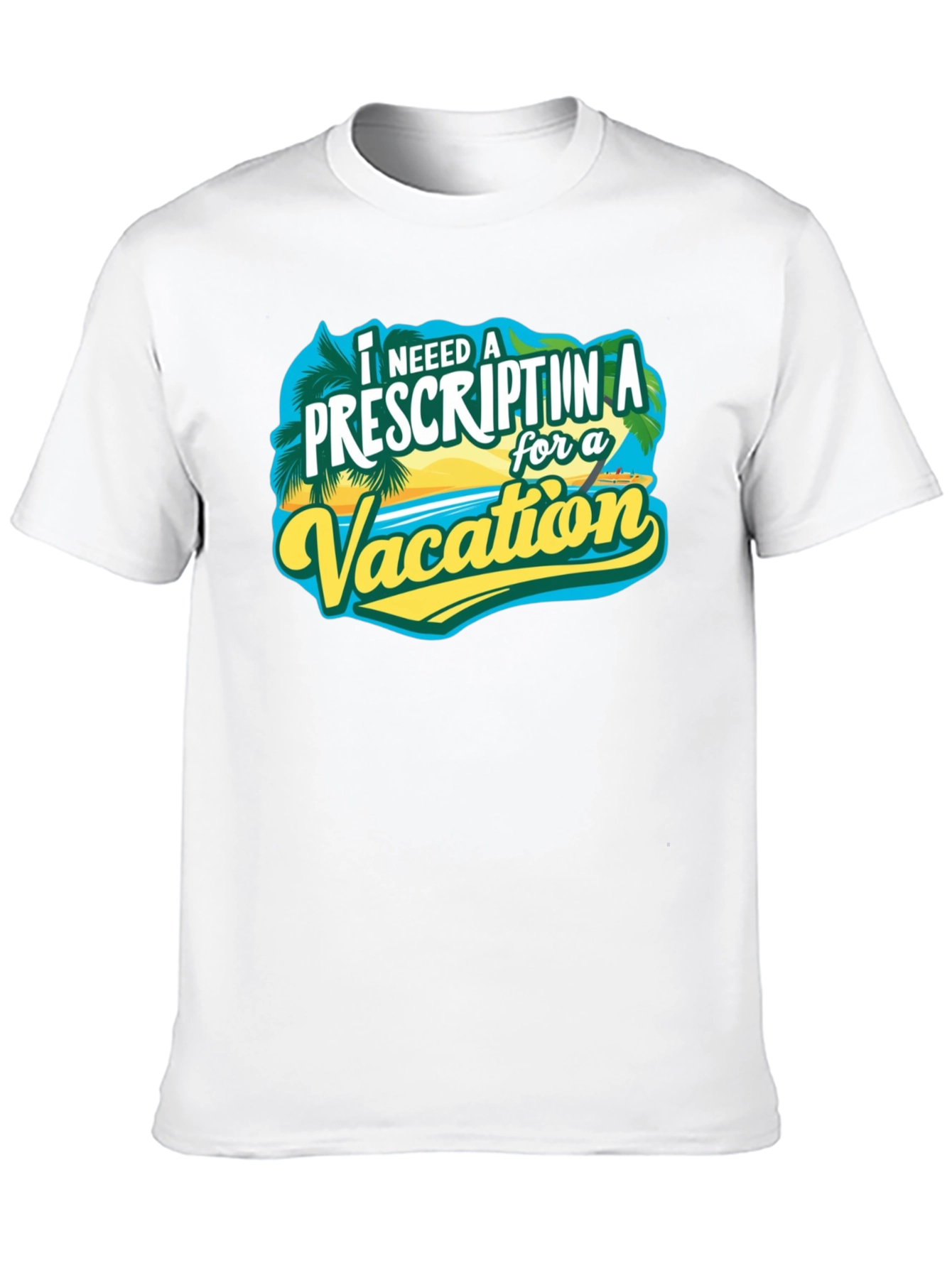 Vacation Prescription Black T-Shirt