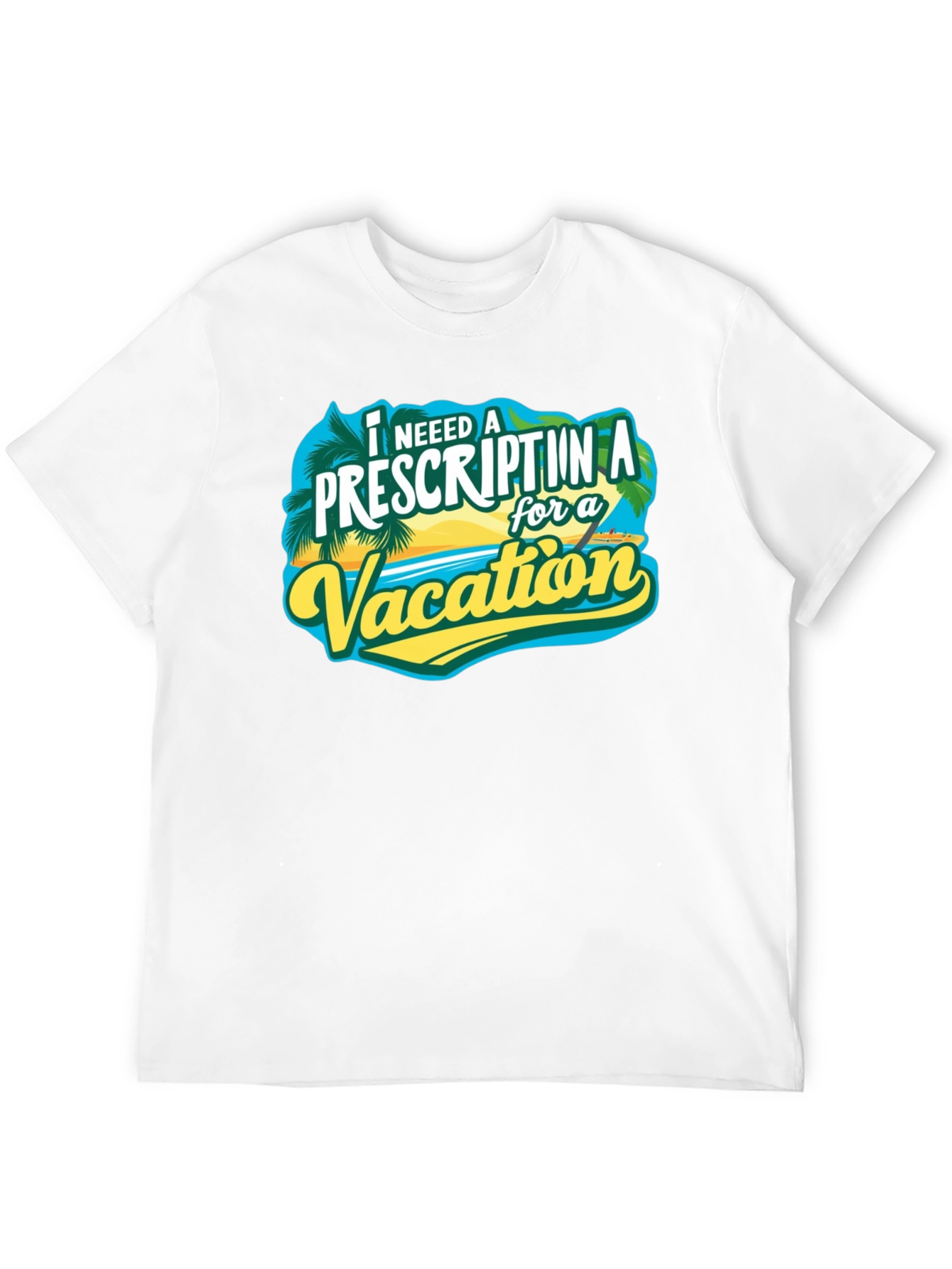 Vacation Prescription Black T-Shirt