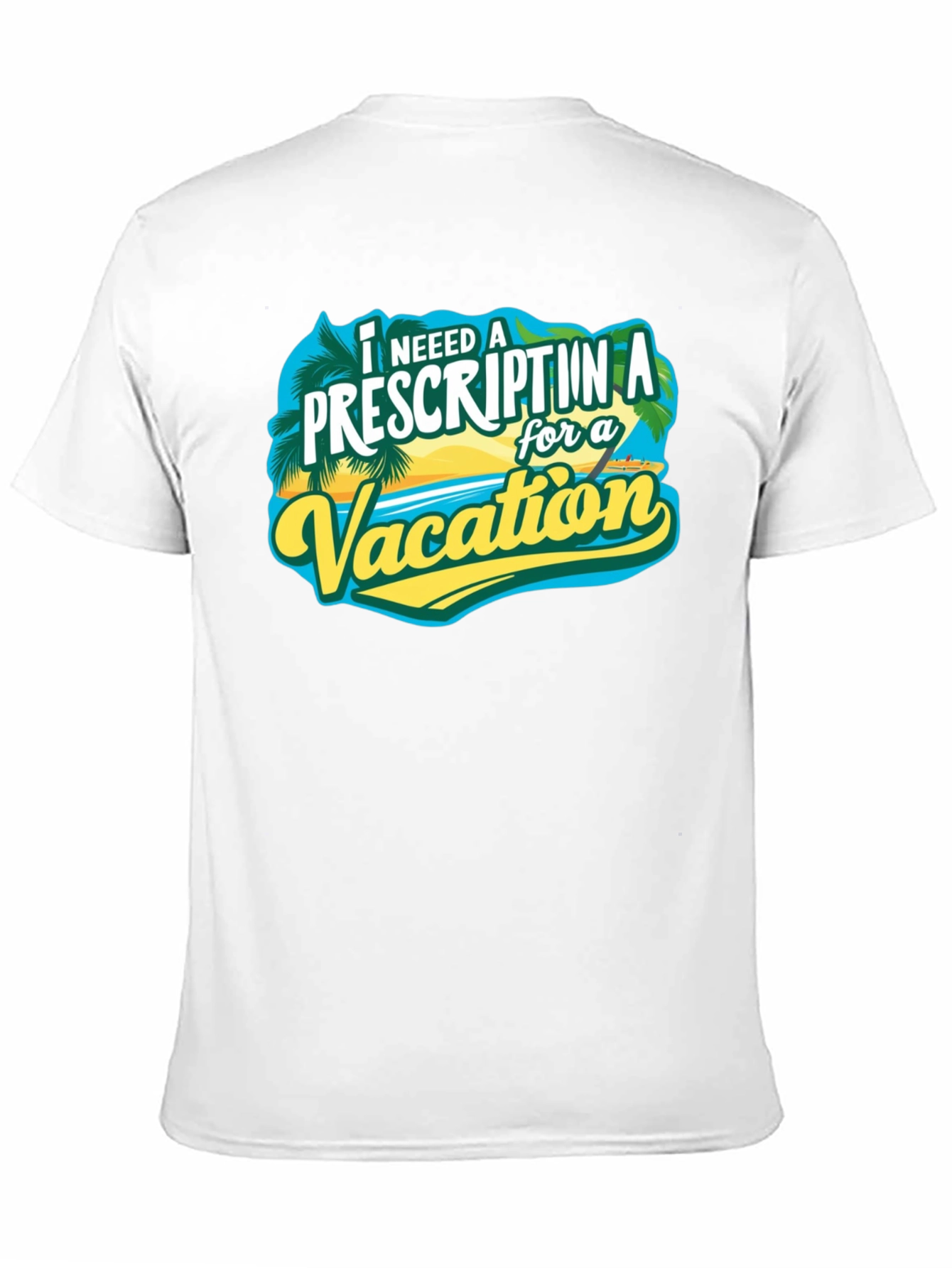 Vacation Prescription Black T-Shirt