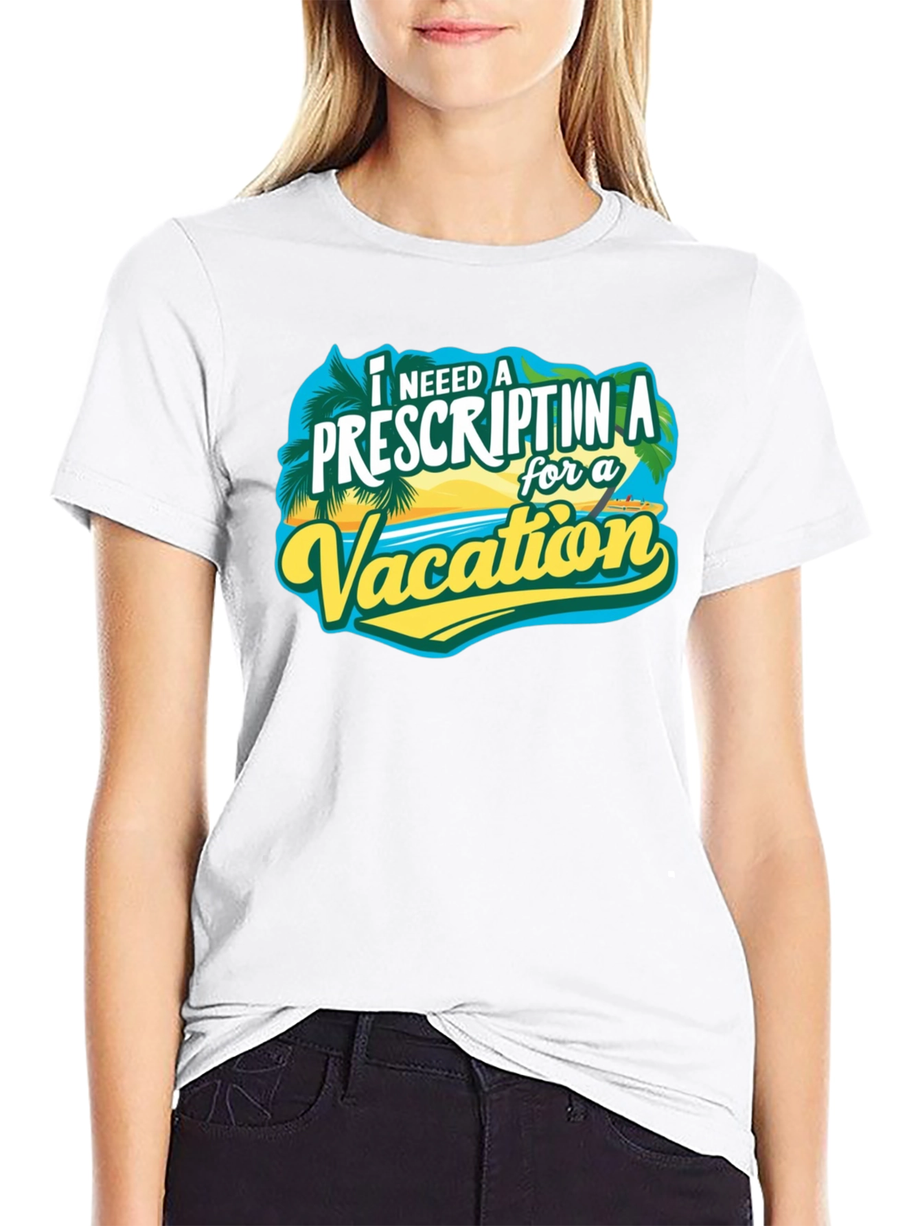 Vacation Prescription Black T-Shirt