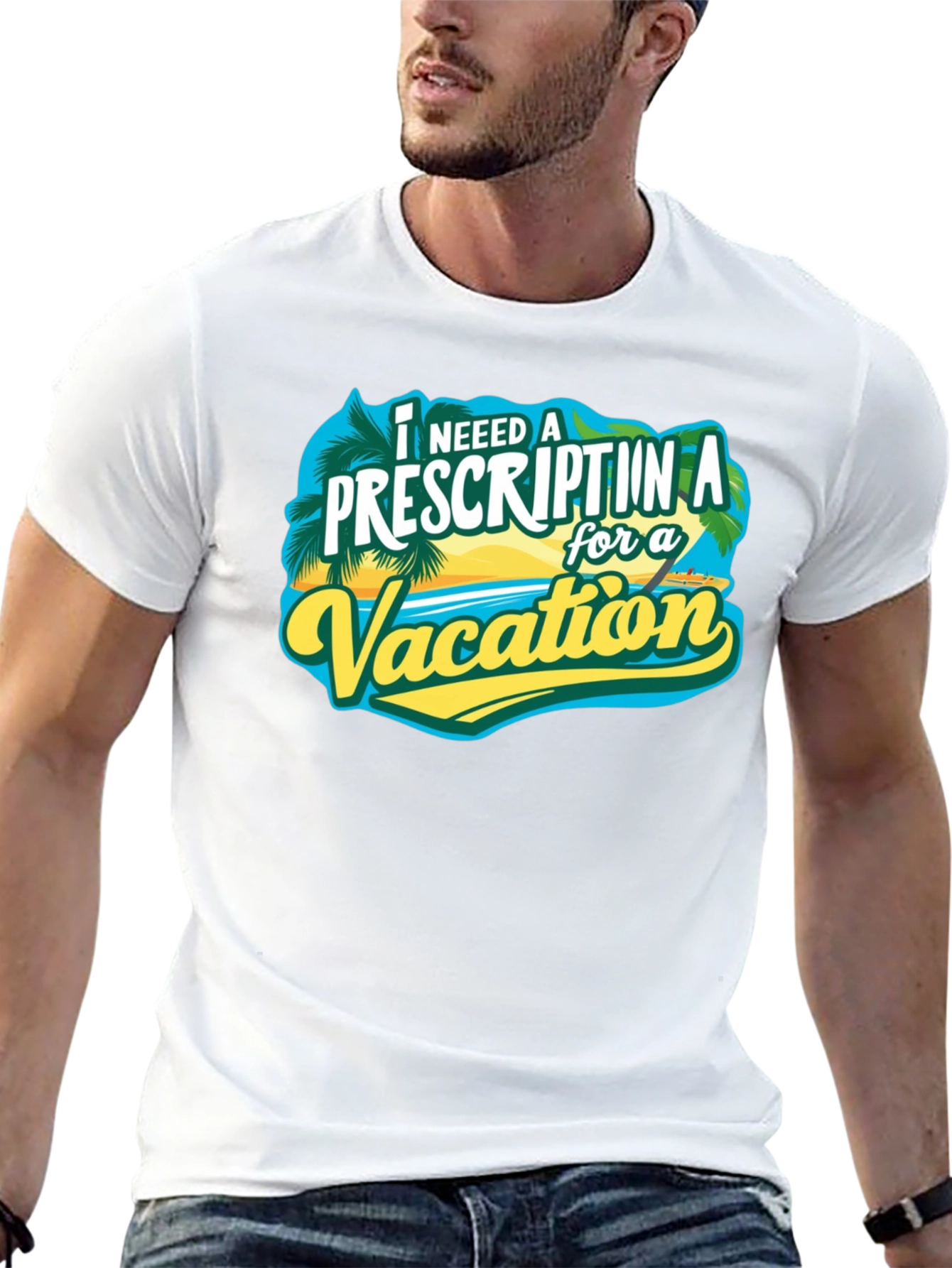 Vacation Prescription Black T-Shirt