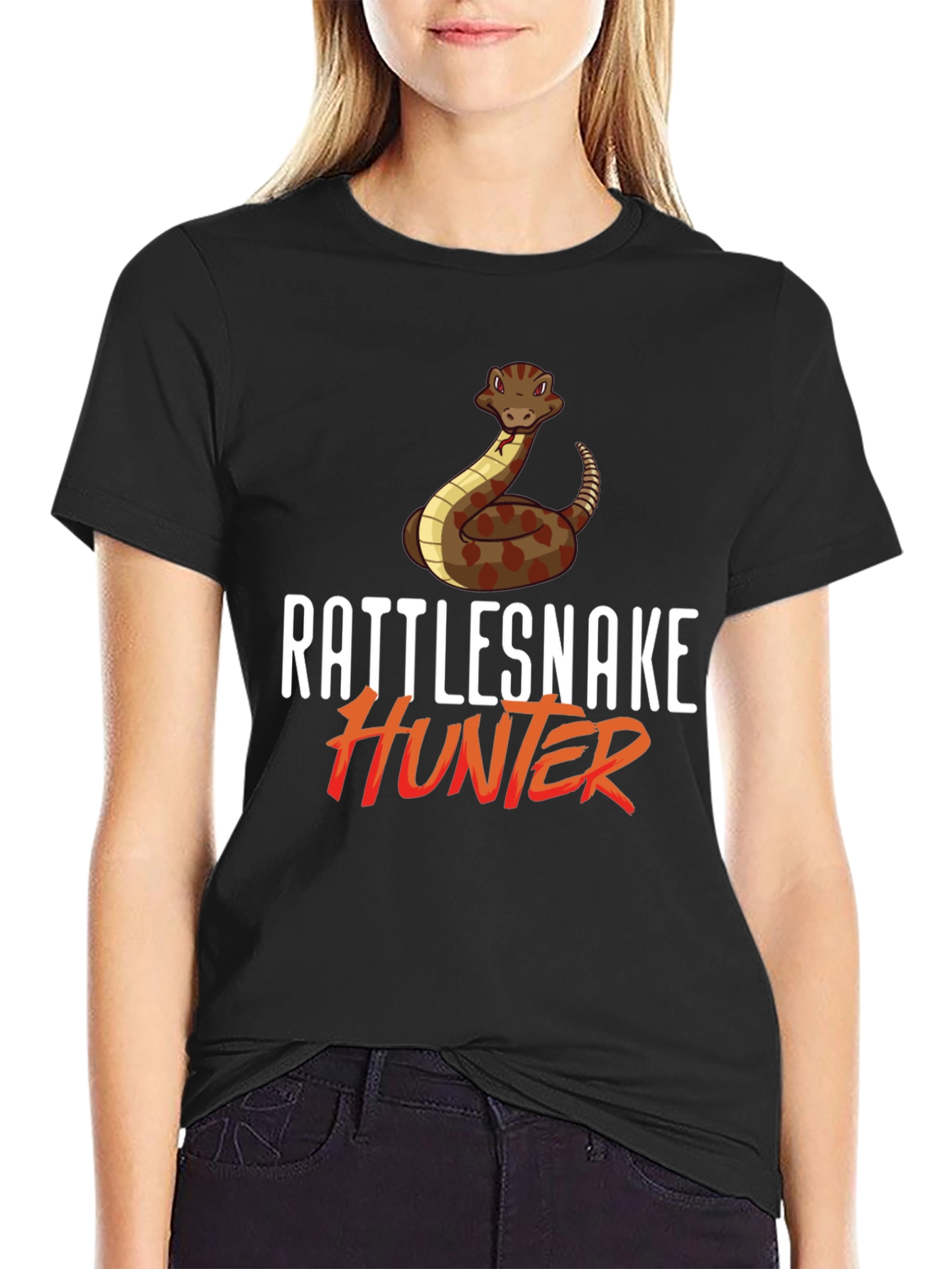 Rattlesnake Hunter Graphic T-Shirt