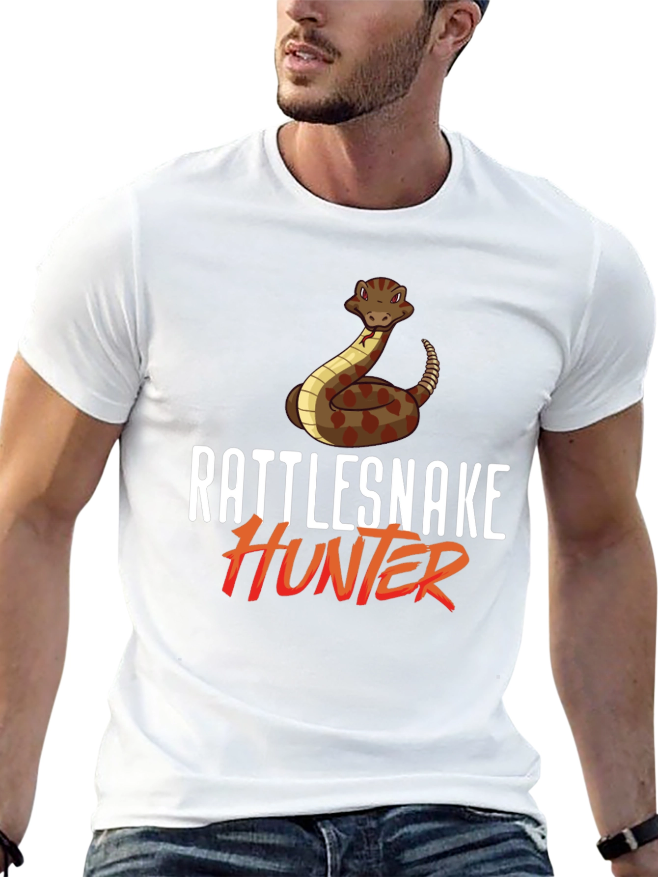 Rattlesnake Hunter Graphic T-Shirt