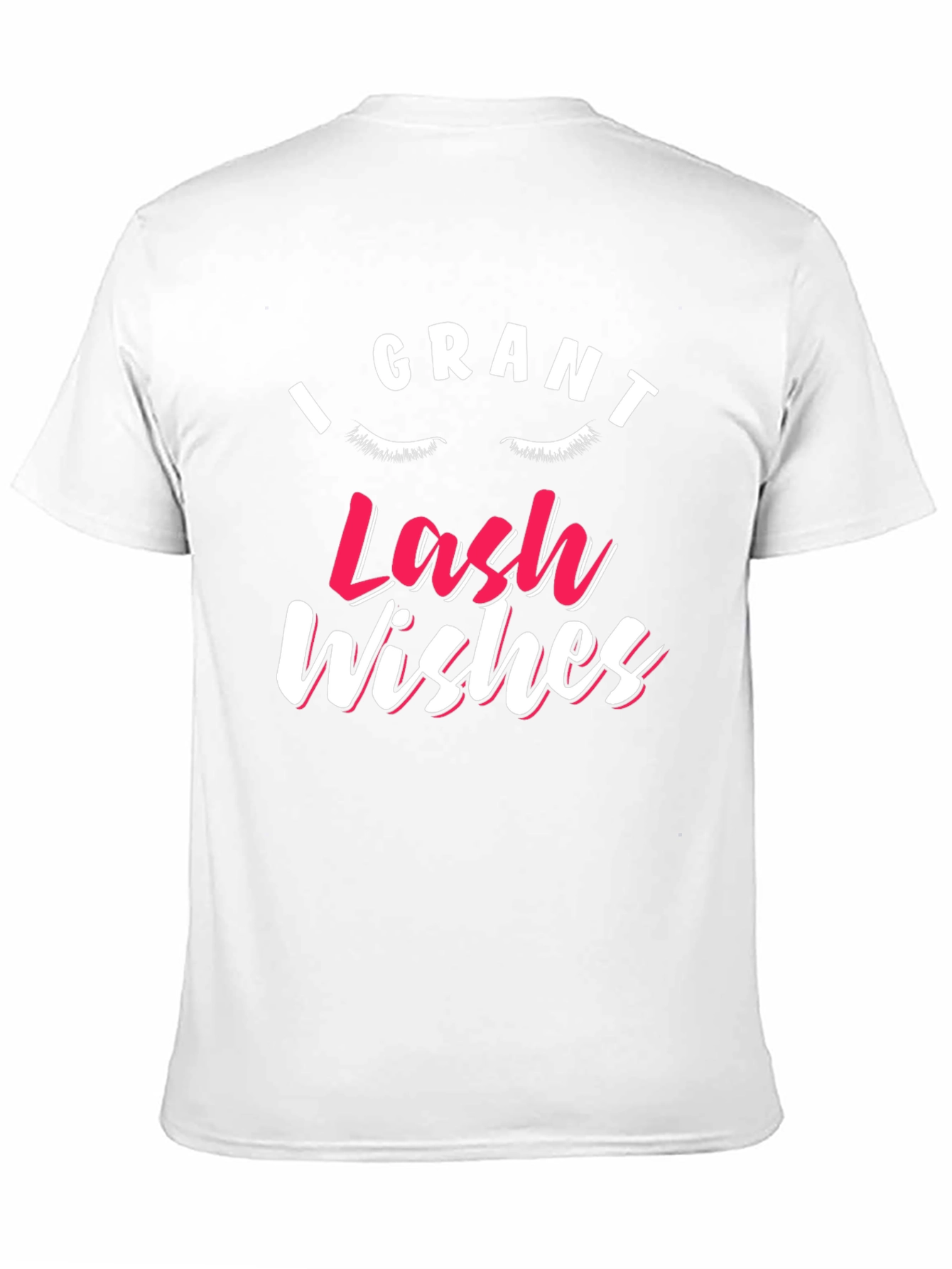 I Grant Lash Wishes Black Graphic T-Shirt