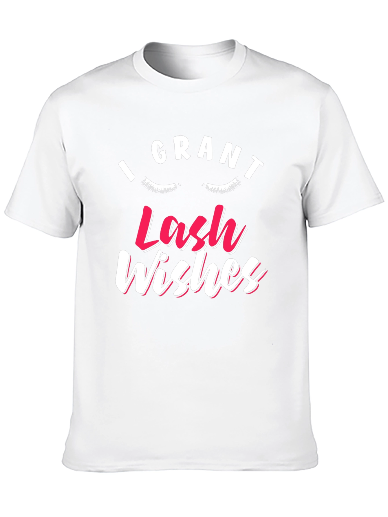 I Grant Lash Wishes Black Graphic T-Shirt