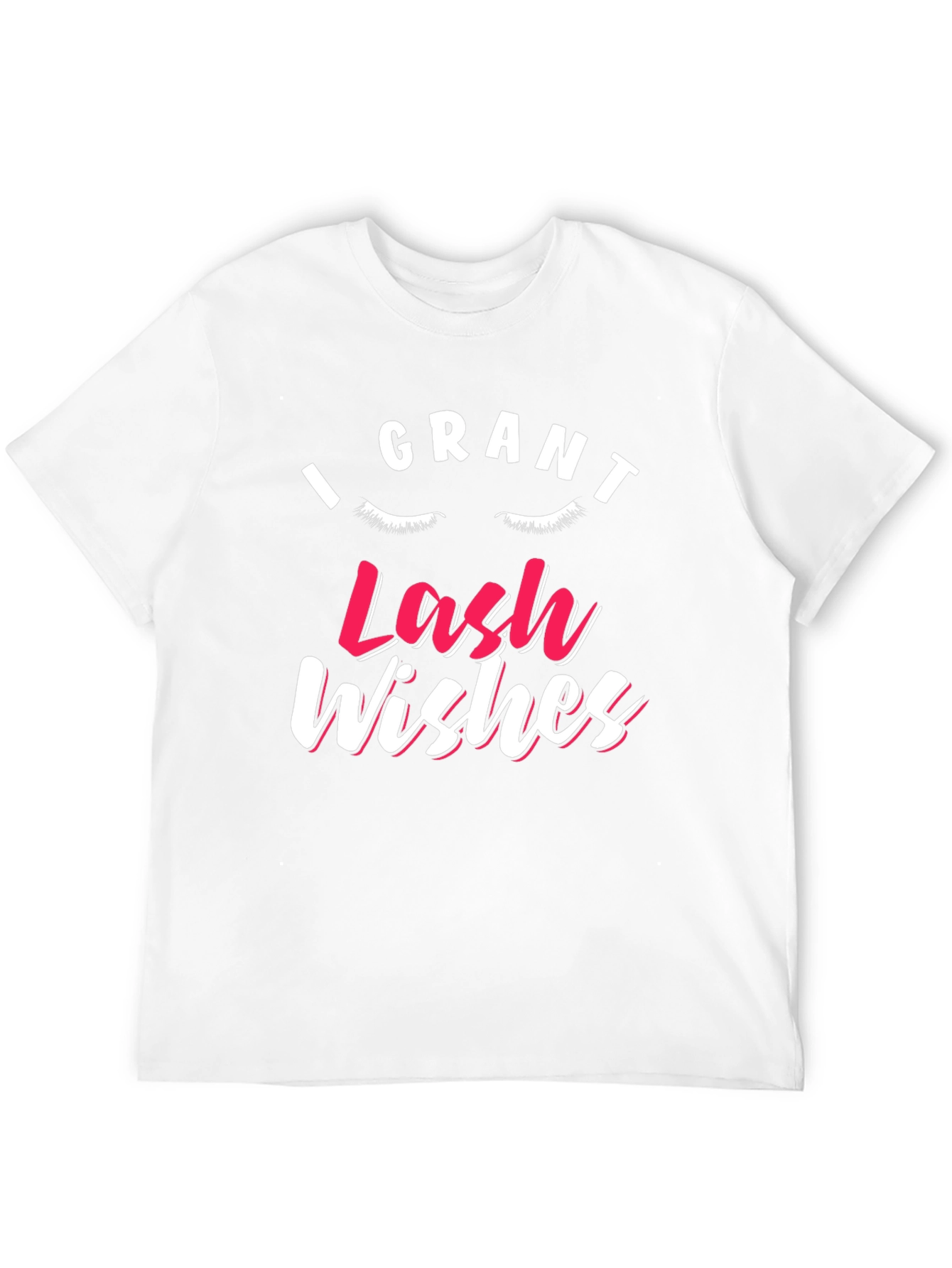 I Grant Lash Wishes Black Graphic T-Shirt