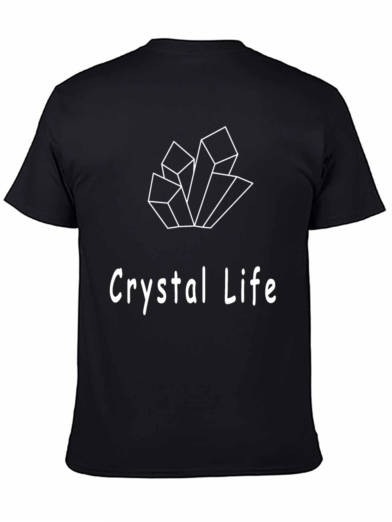 Crystal Life Graphic Black T-Shirt