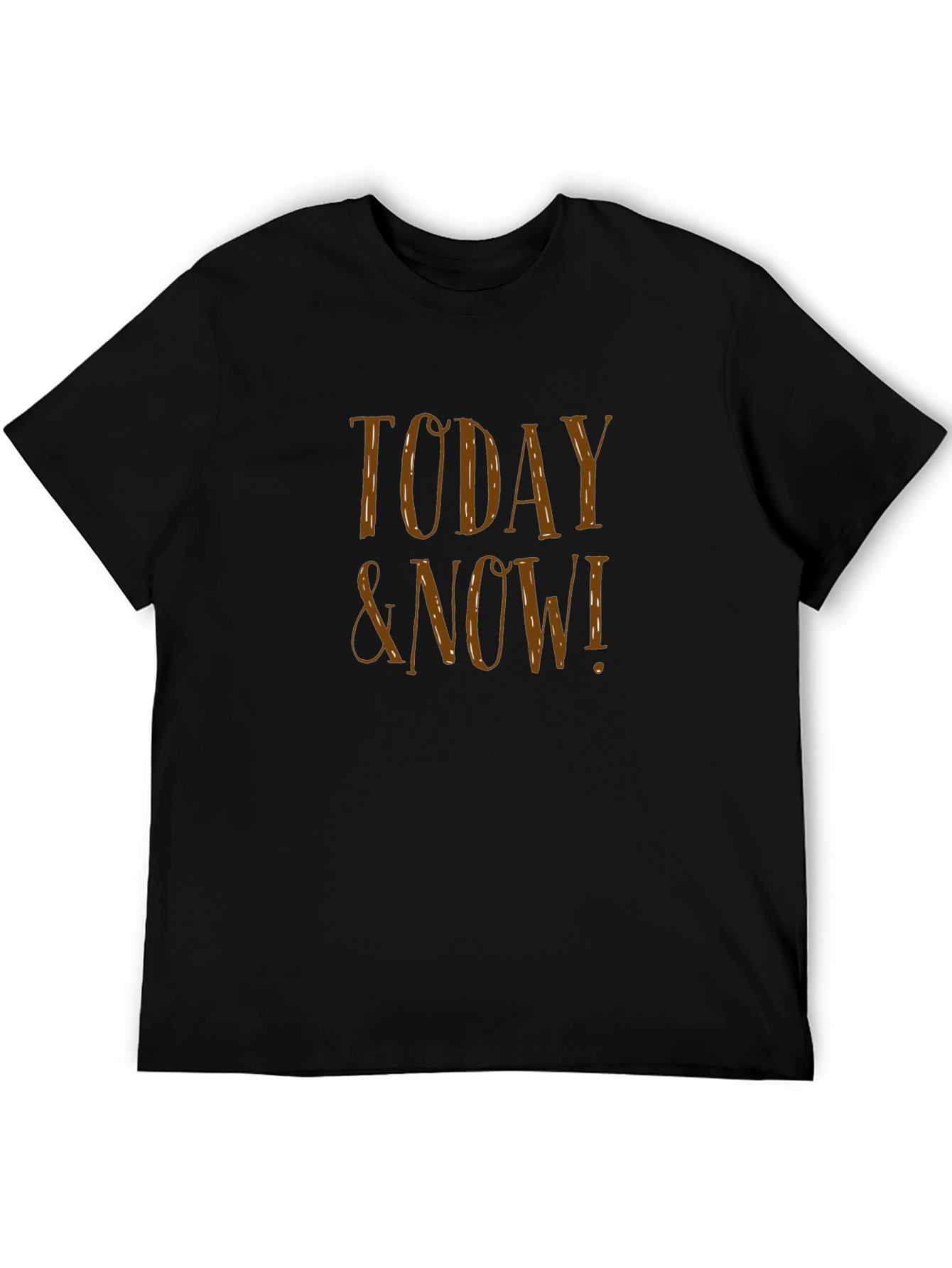 Today & Now! Black Graphic Tee