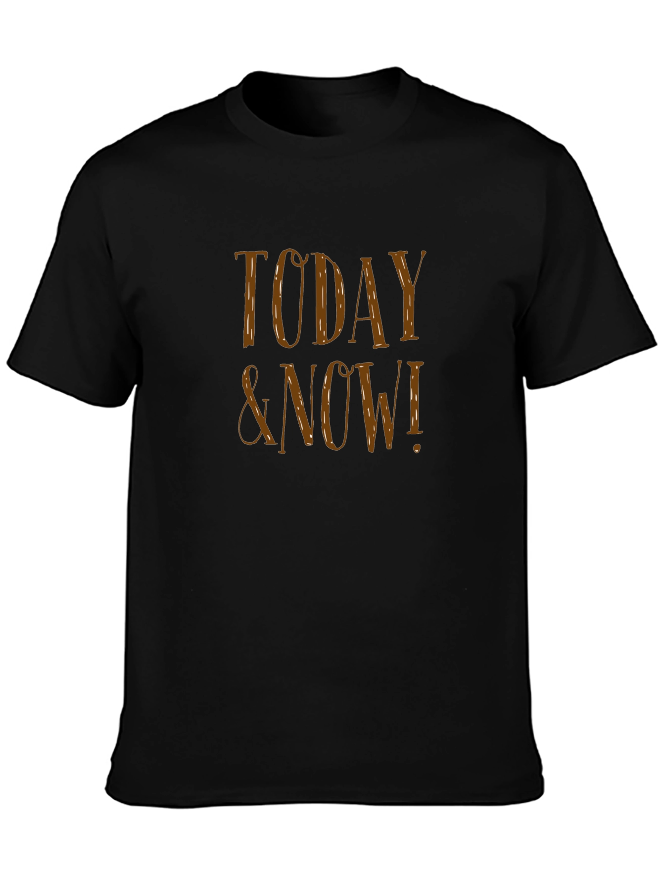 Today & Now! Black Graphic Tee