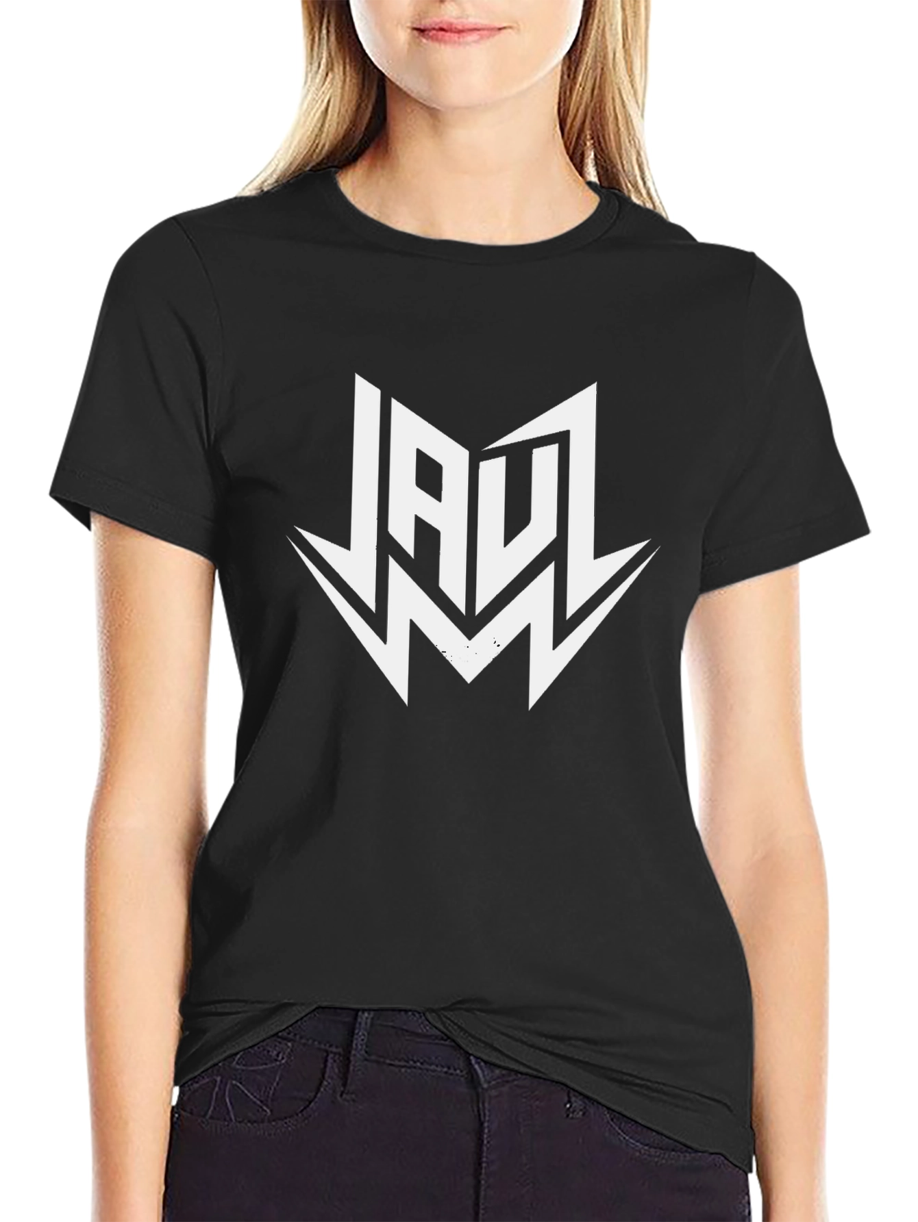 JAWZ Graphic Tee - Black Cotton Blend