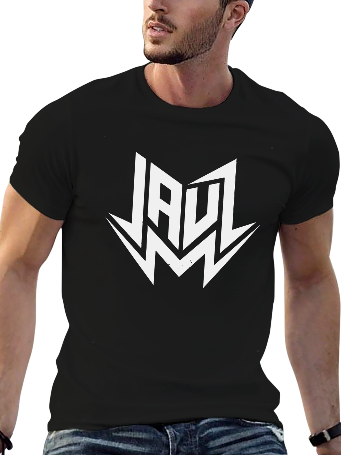 JAWZ Graphic Tee - Black Cotton Blend