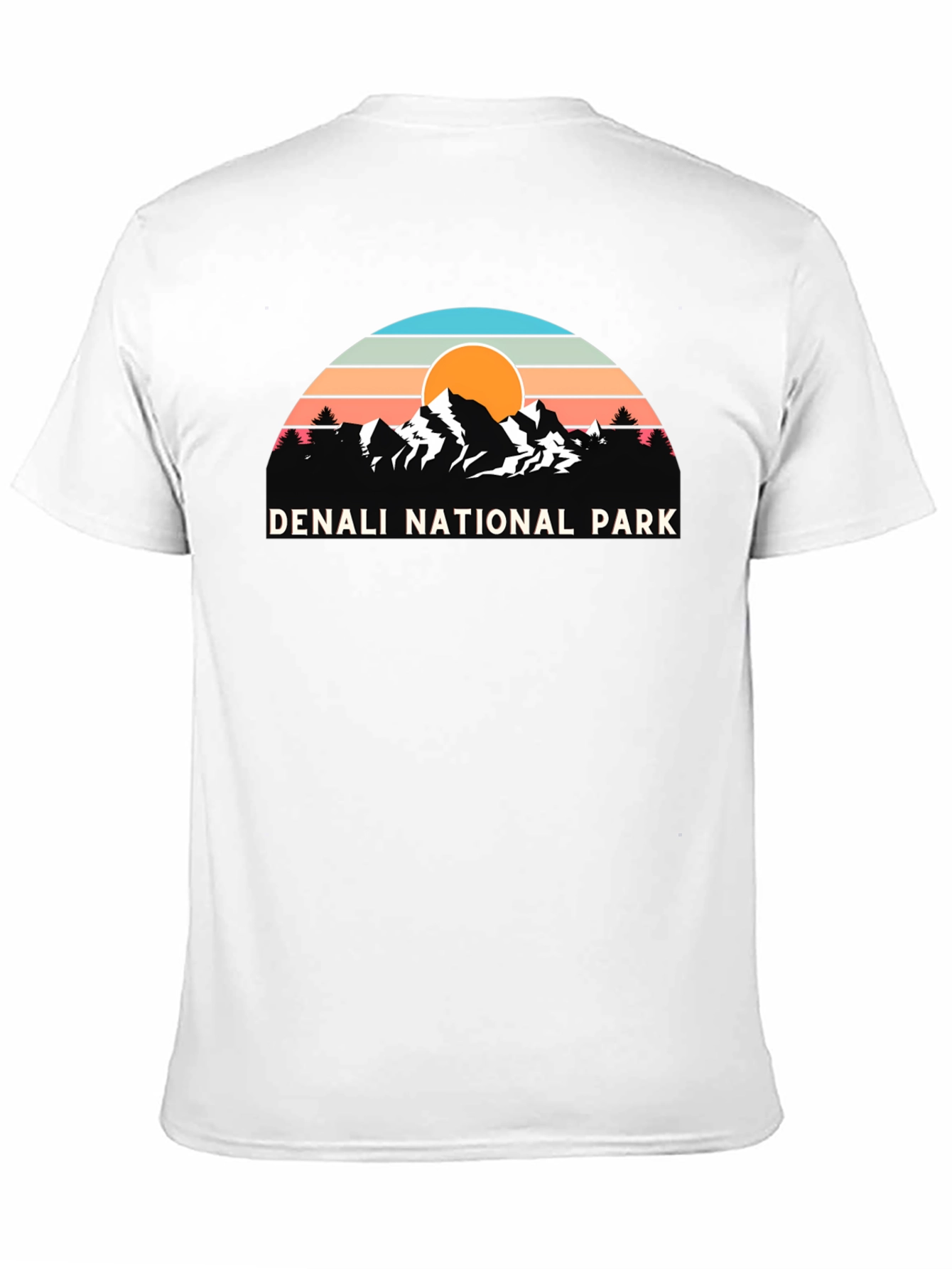 Denali National Park Retro Graphic T-Shirt