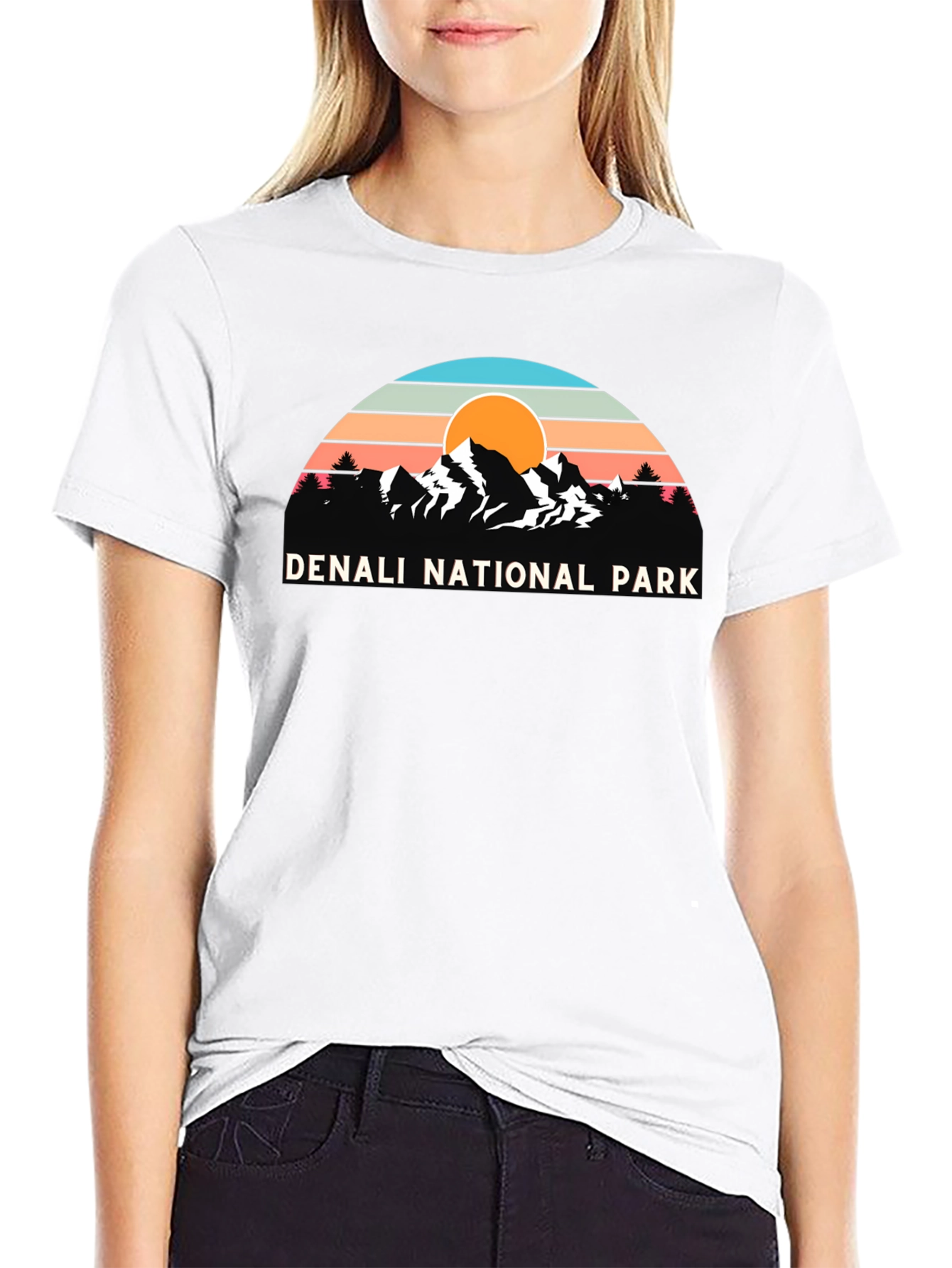 Denali National Park Retro Graphic T-Shirt