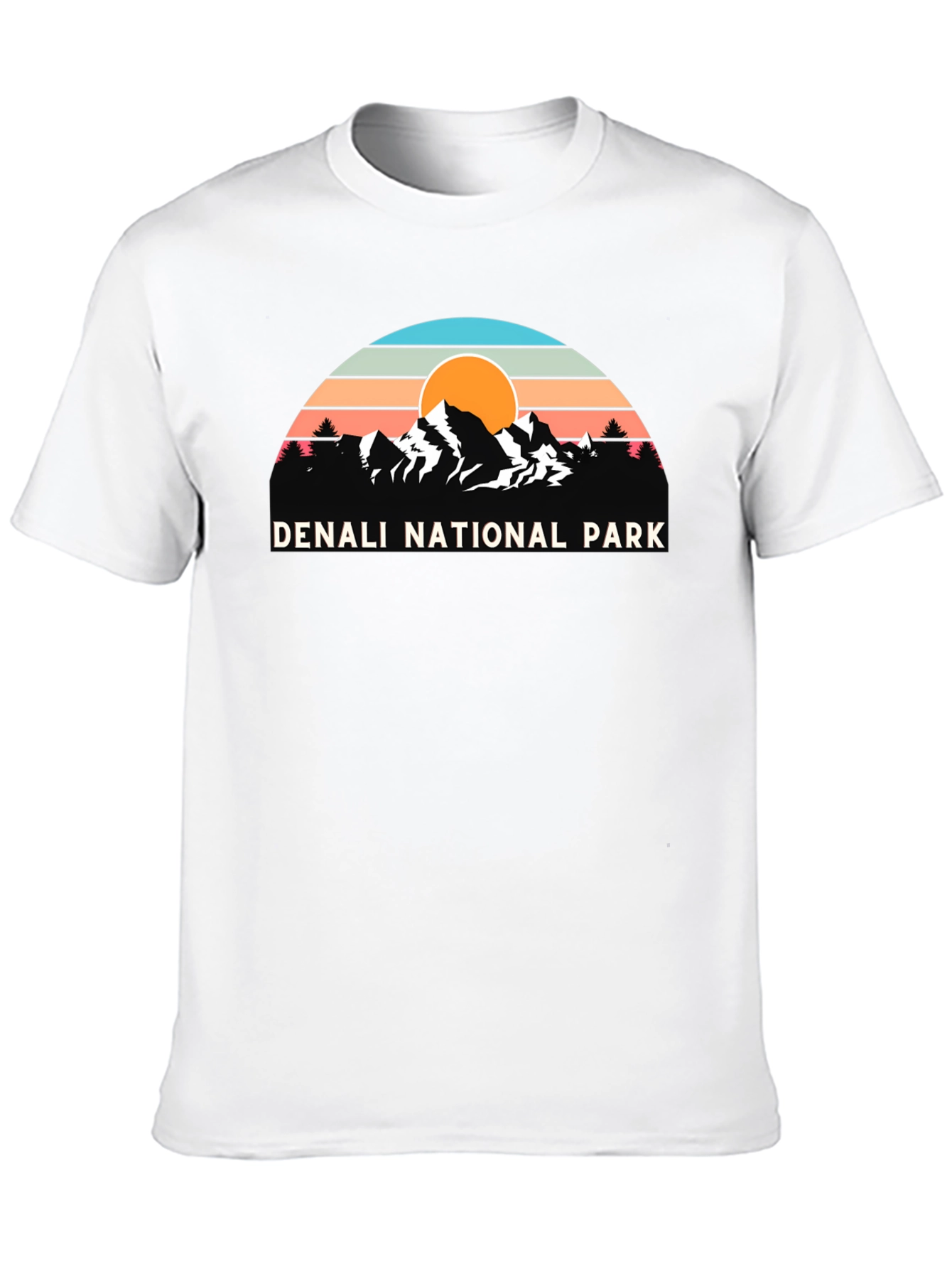 Denali National Park Retro Graphic T-Shirt