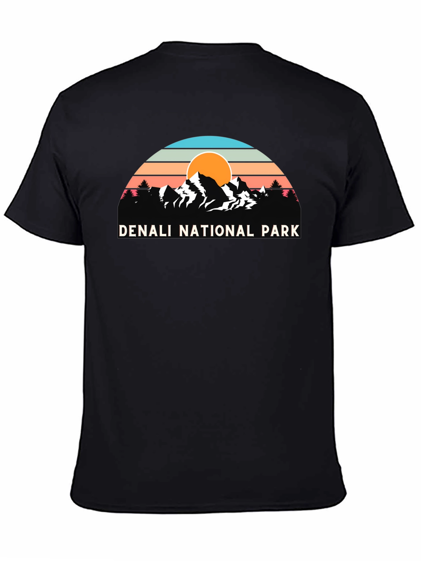 Denali National Park Retro Graphic T-Shirt