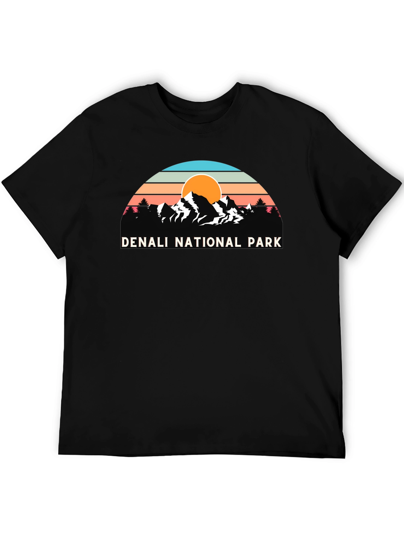 Denali National Park Retro Graphic T-Shirt