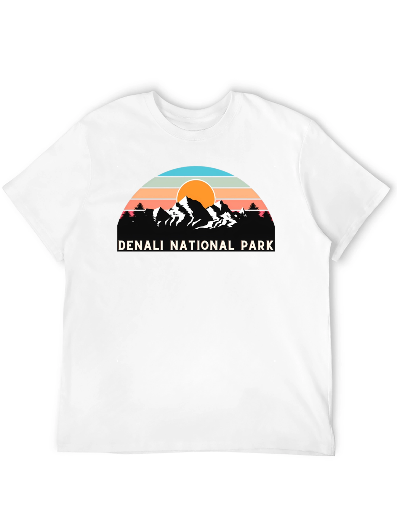 Denali National Park Retro Graphic T-Shirt