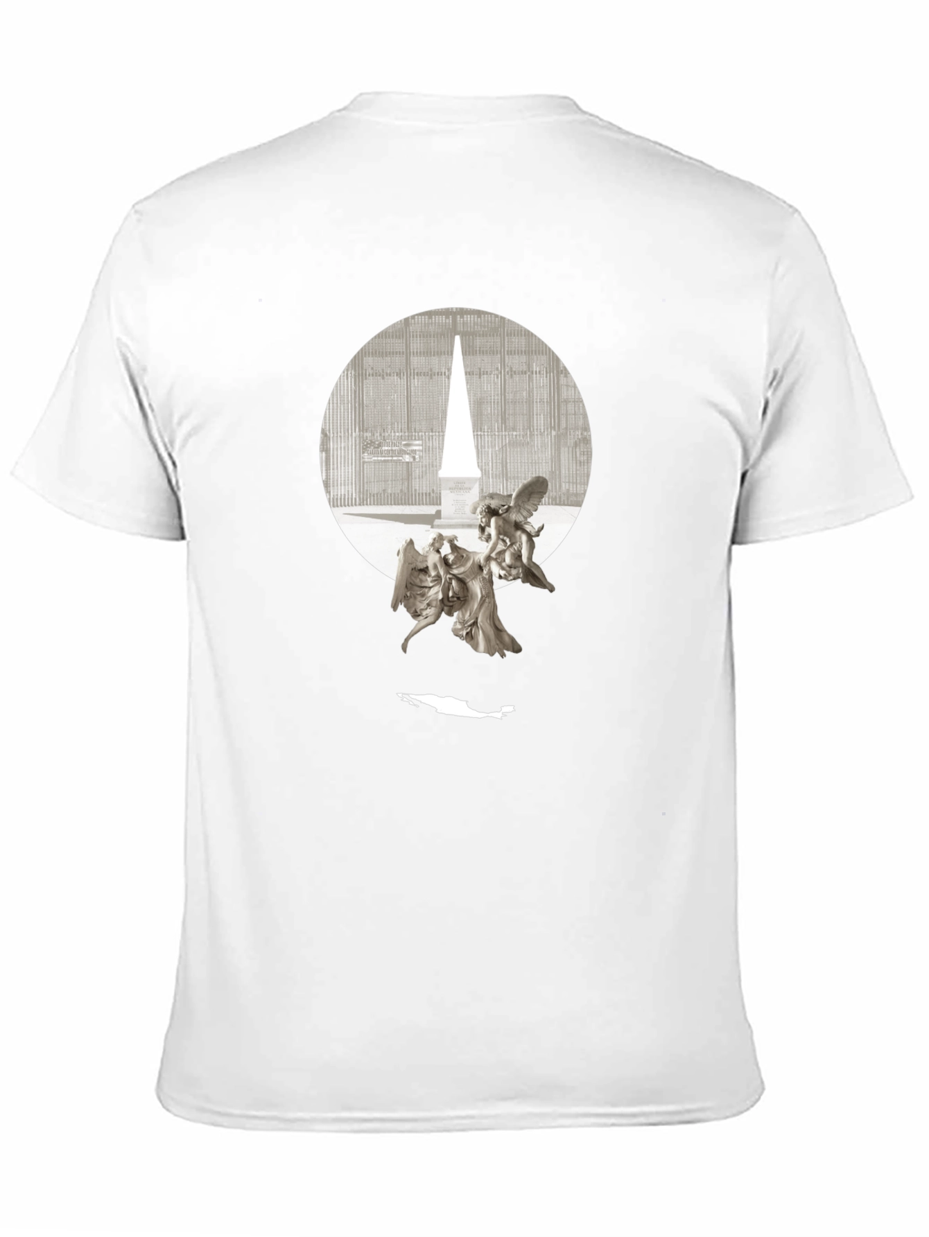 Angels & Obelisk Graphic Tee - Black