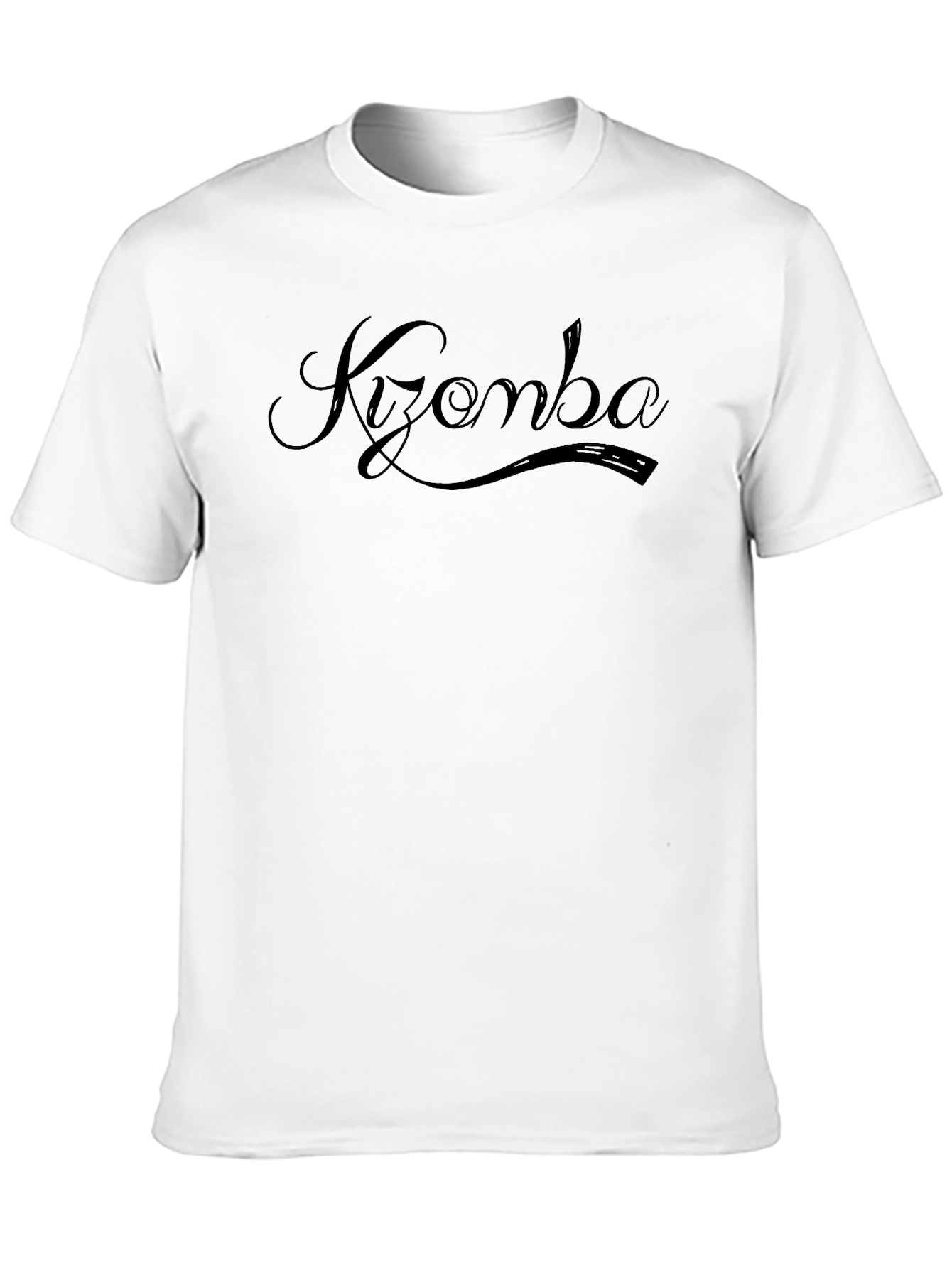 Kizomba Black T-Shirt - Stylish Dance Tee