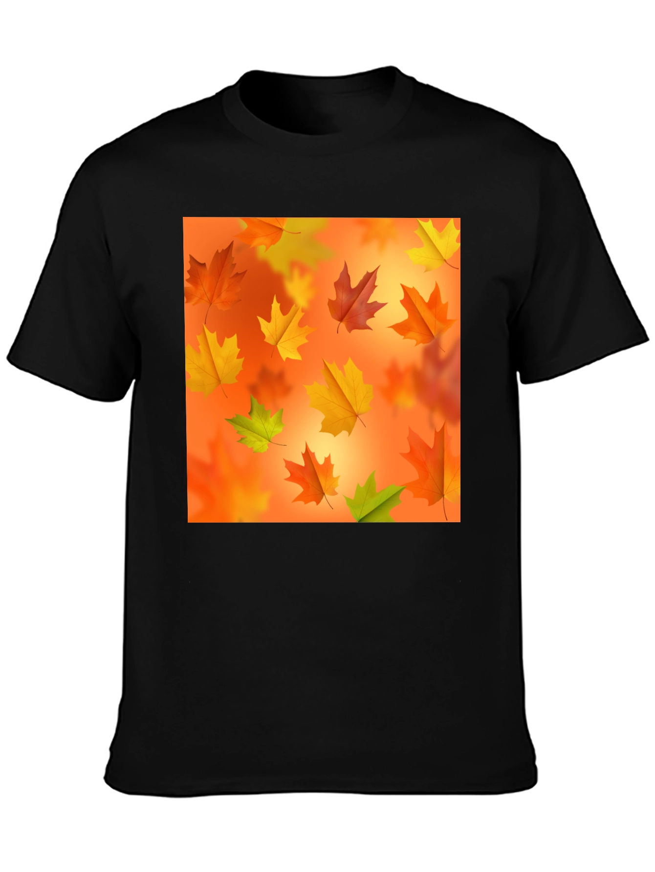 Autumn Leaf Print T-Shirt