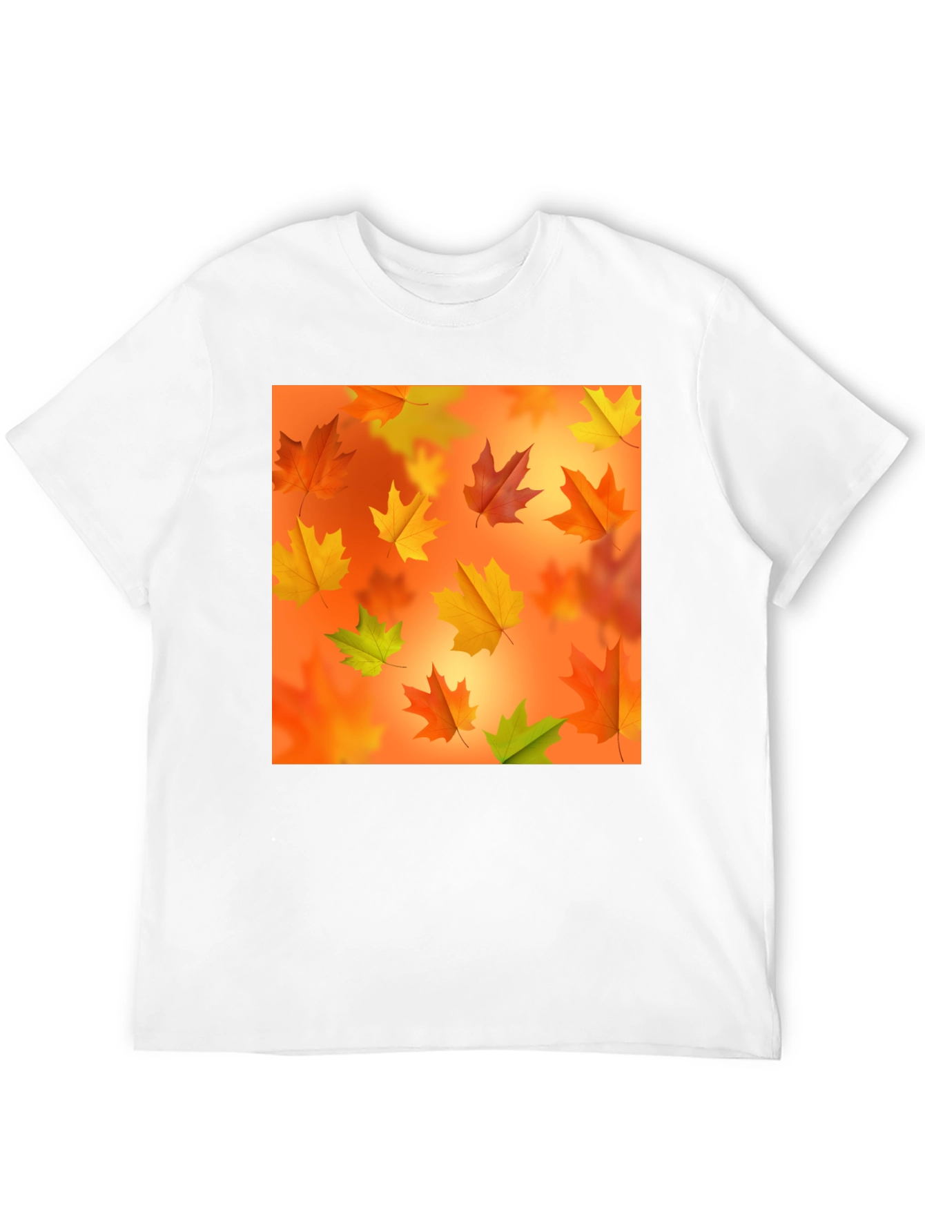 Autumn Leaf Print T-Shirt