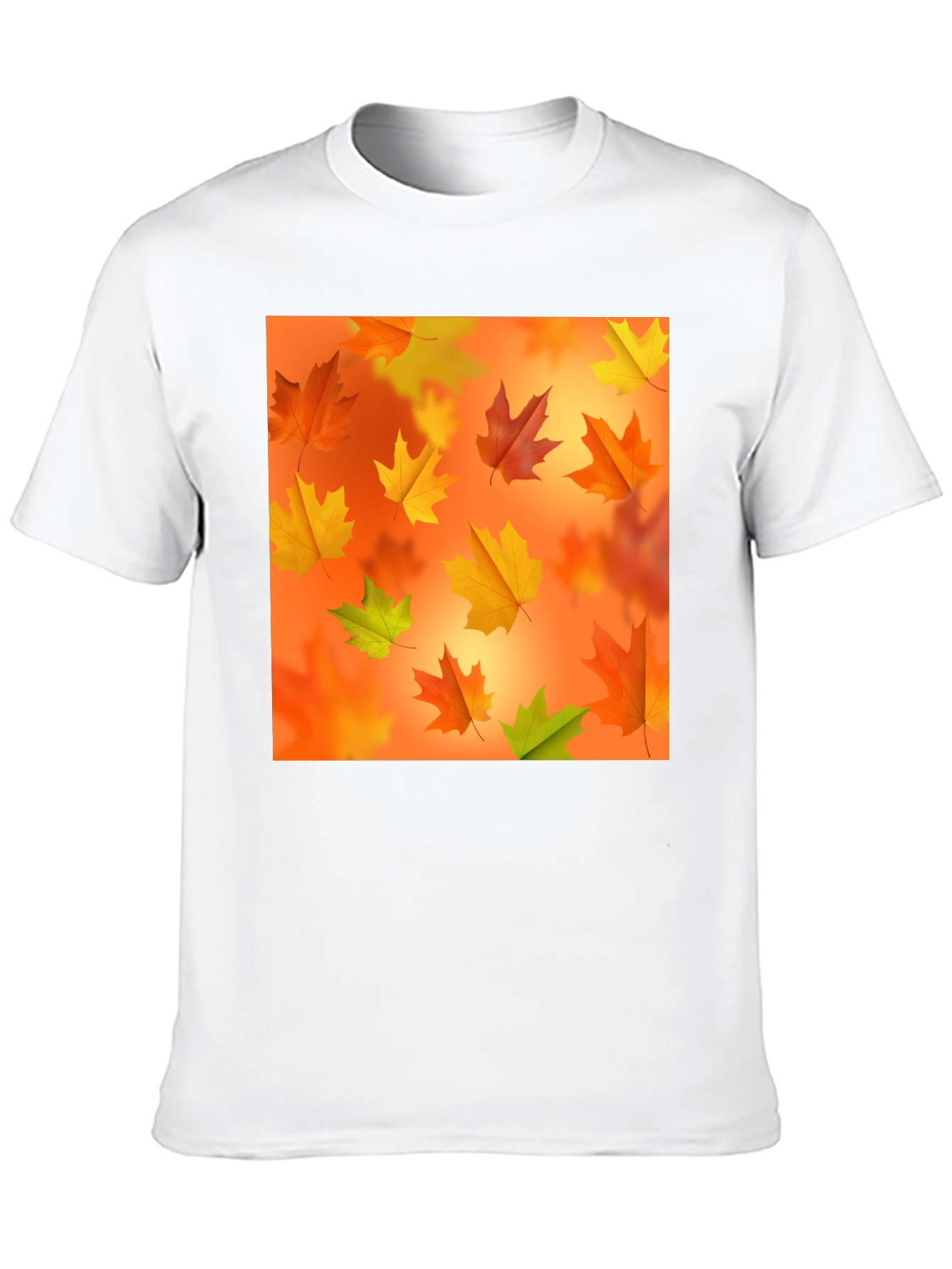 Autumn Leaf Print T-Shirt