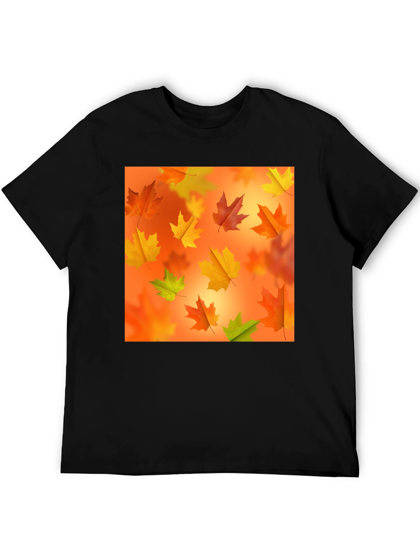 Autumn Leaf Print T-Shirt
