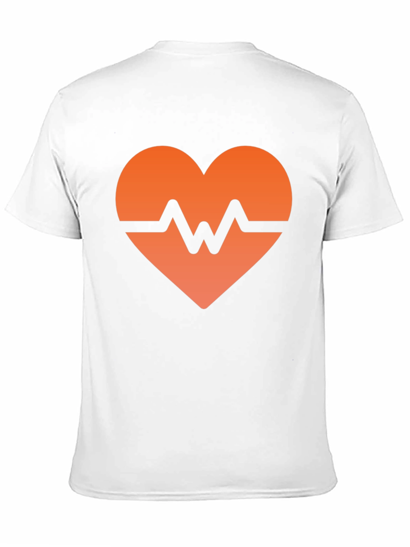 Heartbeat Graphic Black T-Shirt - Modern Style