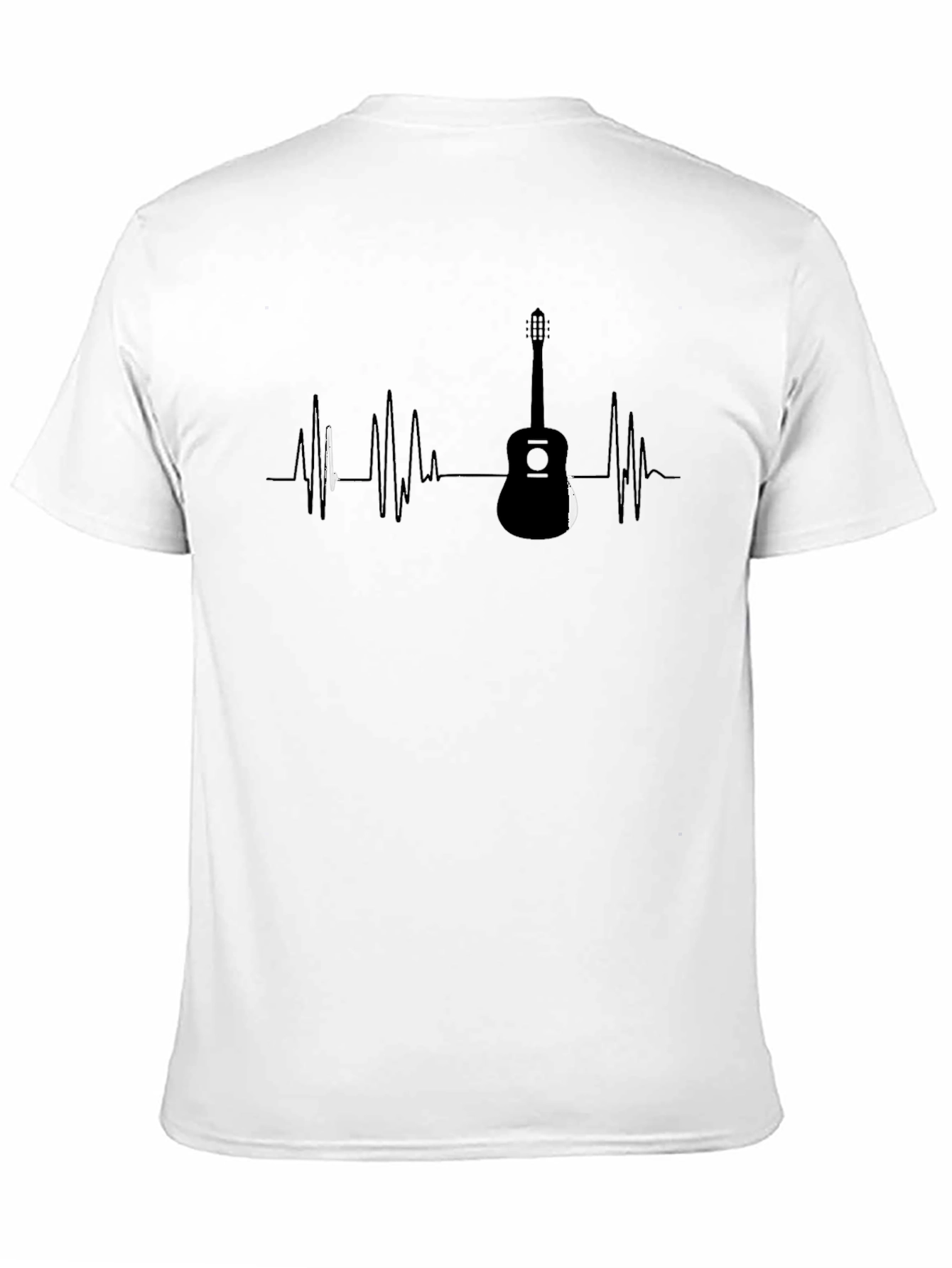 Guitar Heartbeat T-Shirt - Music Lover Tee
