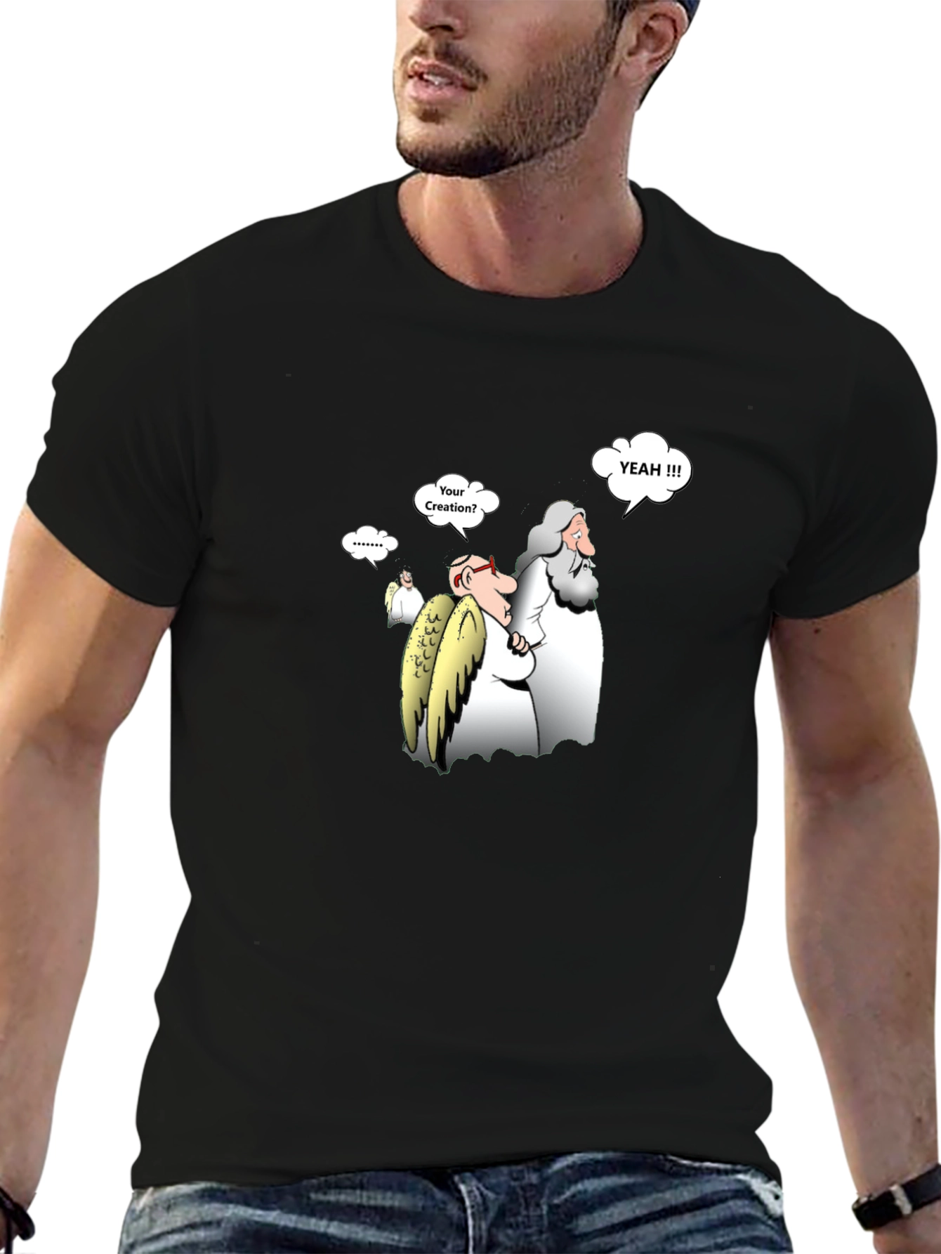 Cartoon Print T-Shirt