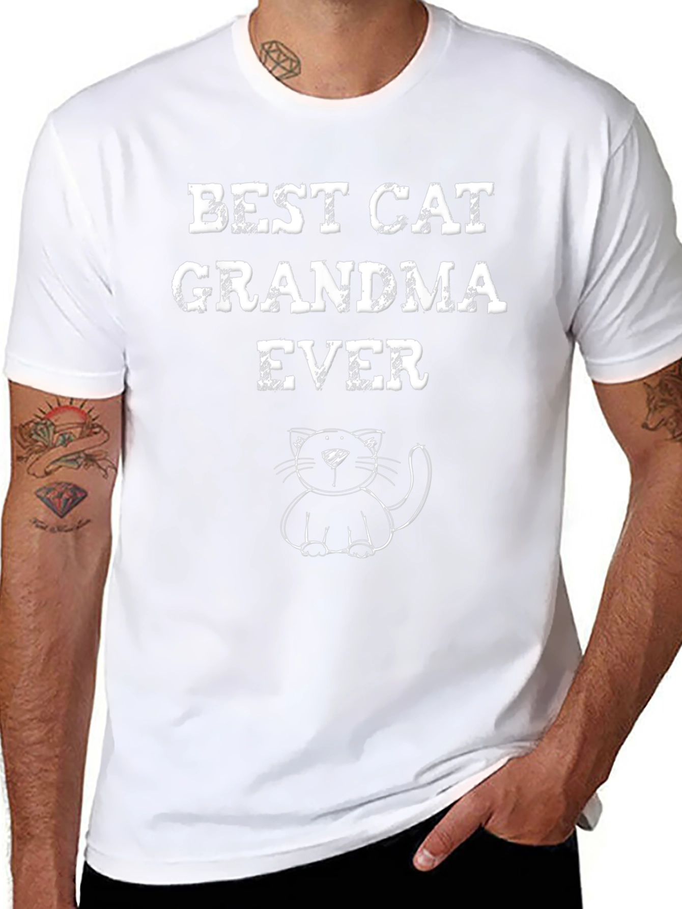 Best Cat Grandma Ever T-Shirt