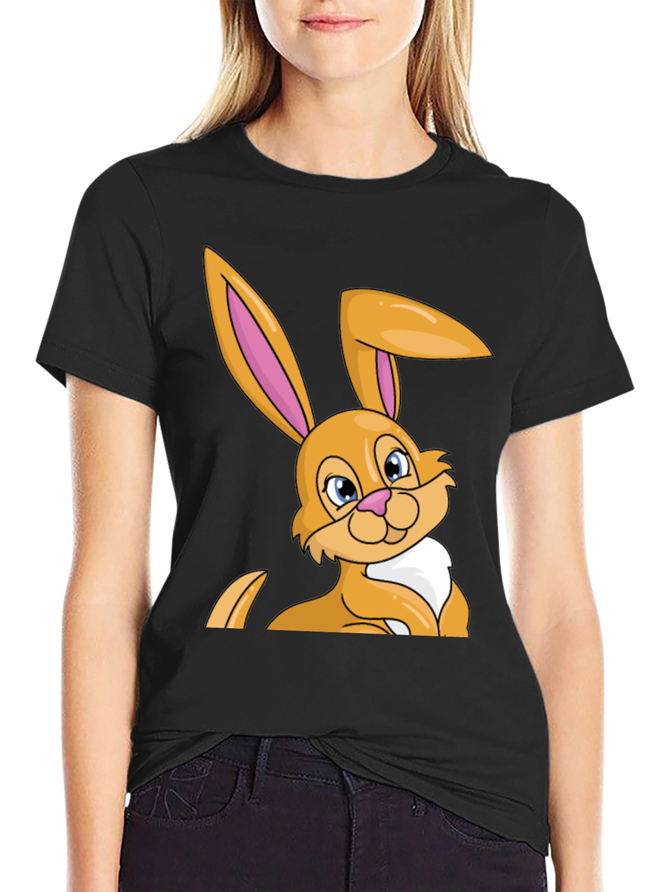 Easter Bunny T-Shirt - Cartoon Rabbit Tee