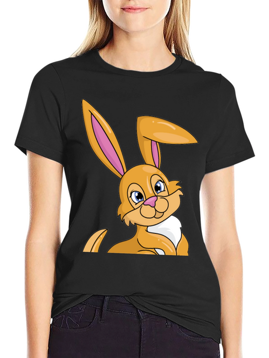 Easter Bunny T-Shirt - Cartoon Rabbit Tee