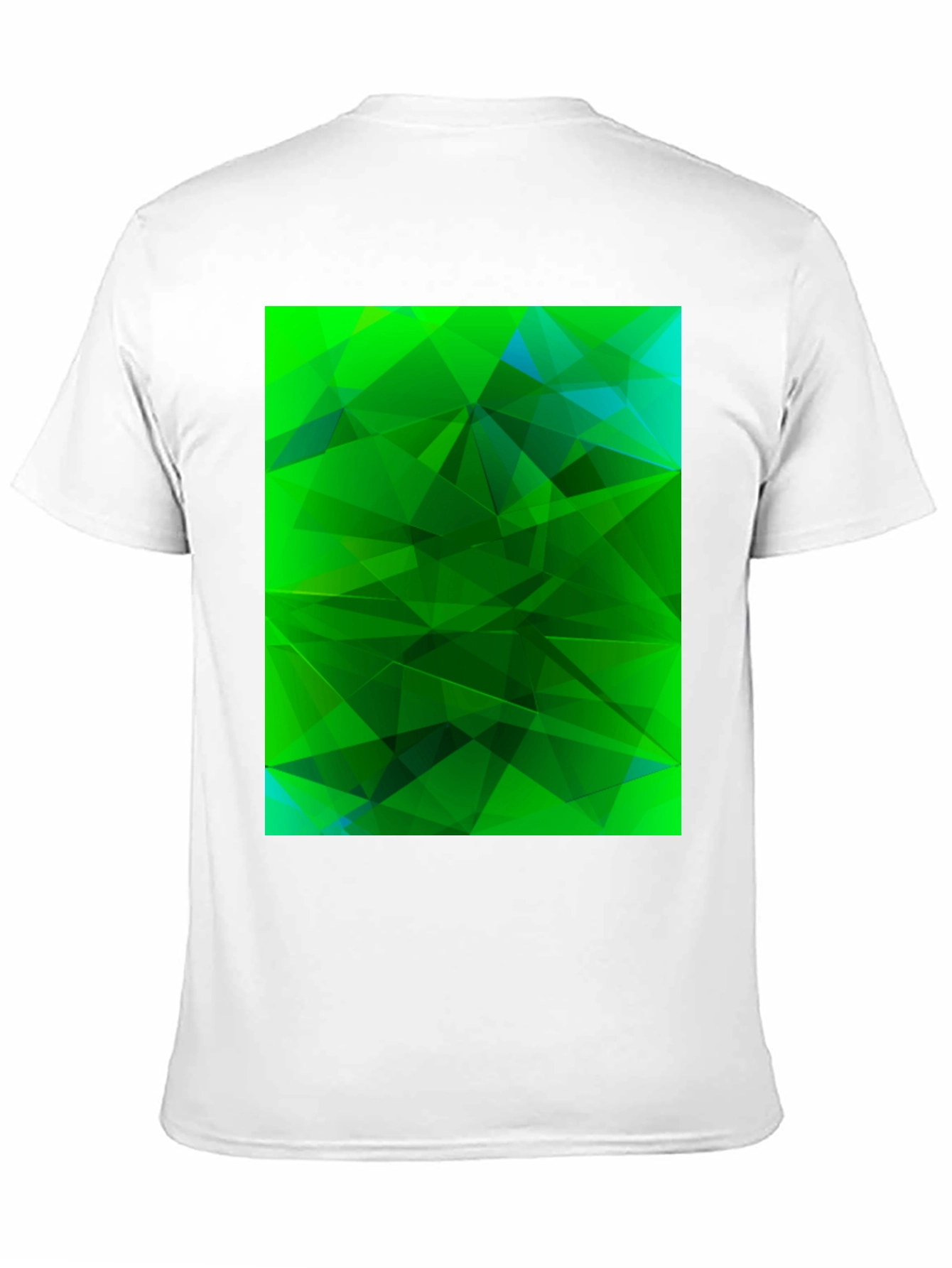Abstract Geometric Green T-Shirt