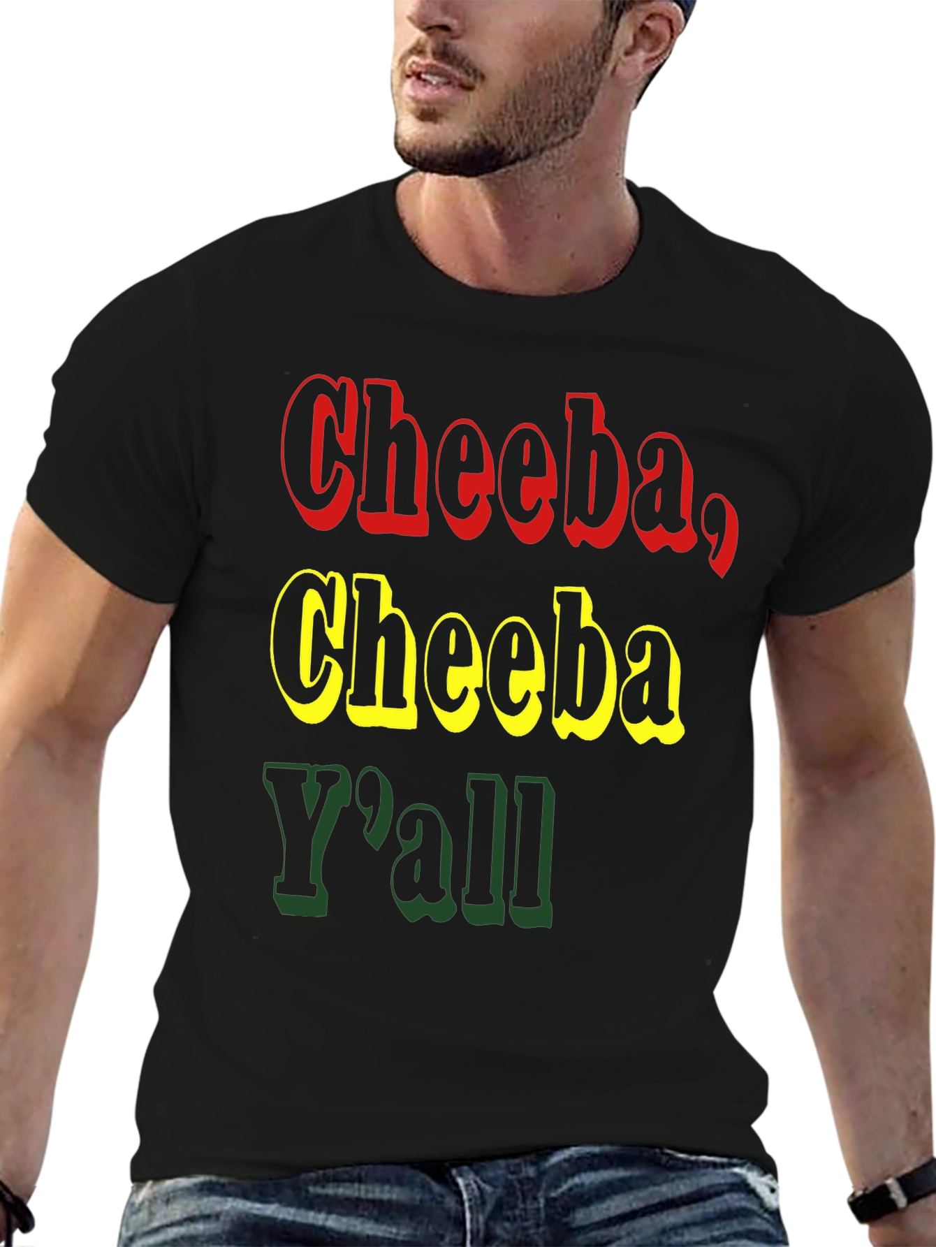 Cheeba Yall Graphic T-Shirt - Casual Wear