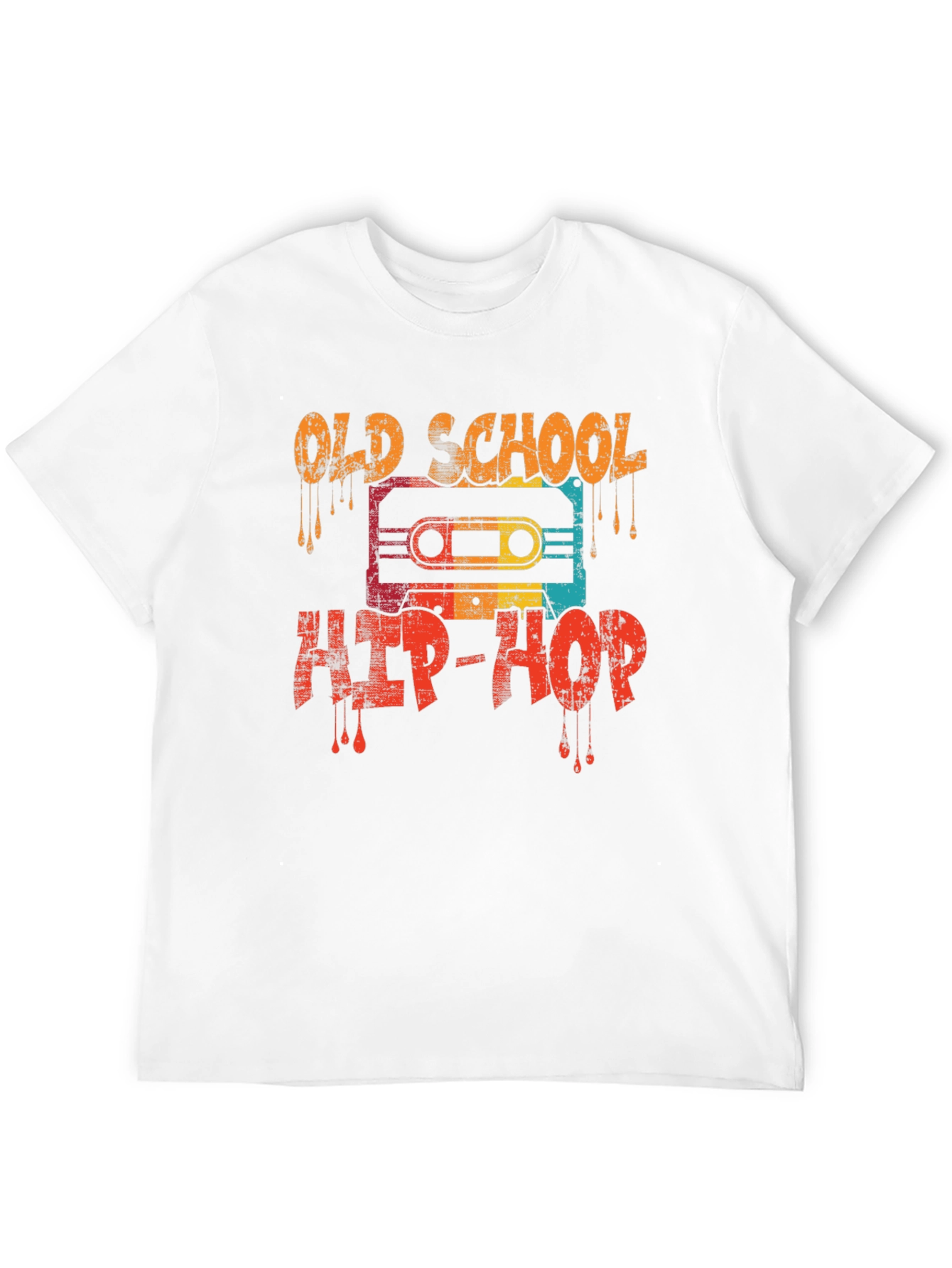 Retro Old School Hip-Hop Graphic T-Shirt