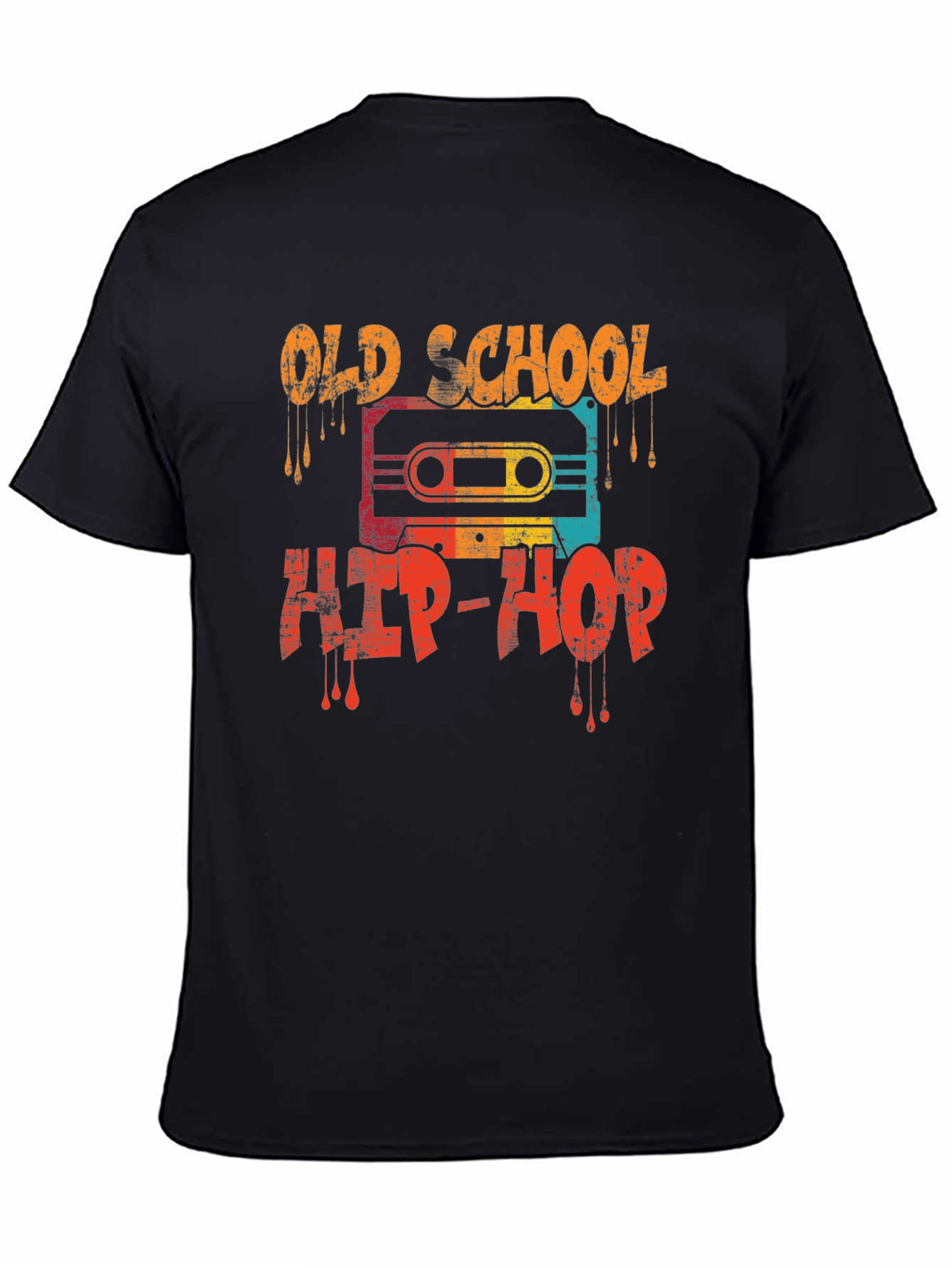 Retro Old School Hip-Hop Graphic T-Shirt