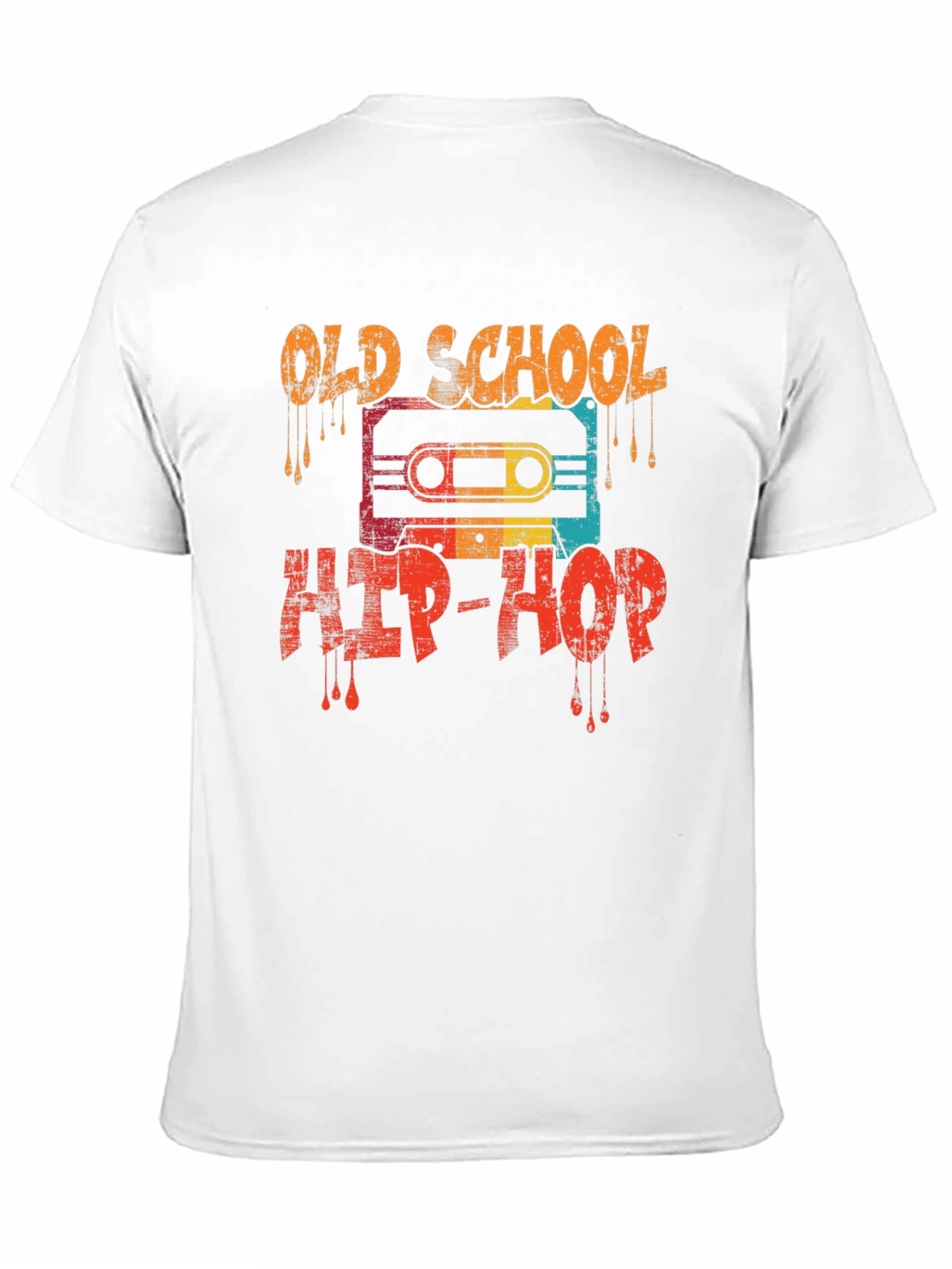 Retro Old School Hip-Hop Graphic T-Shirt