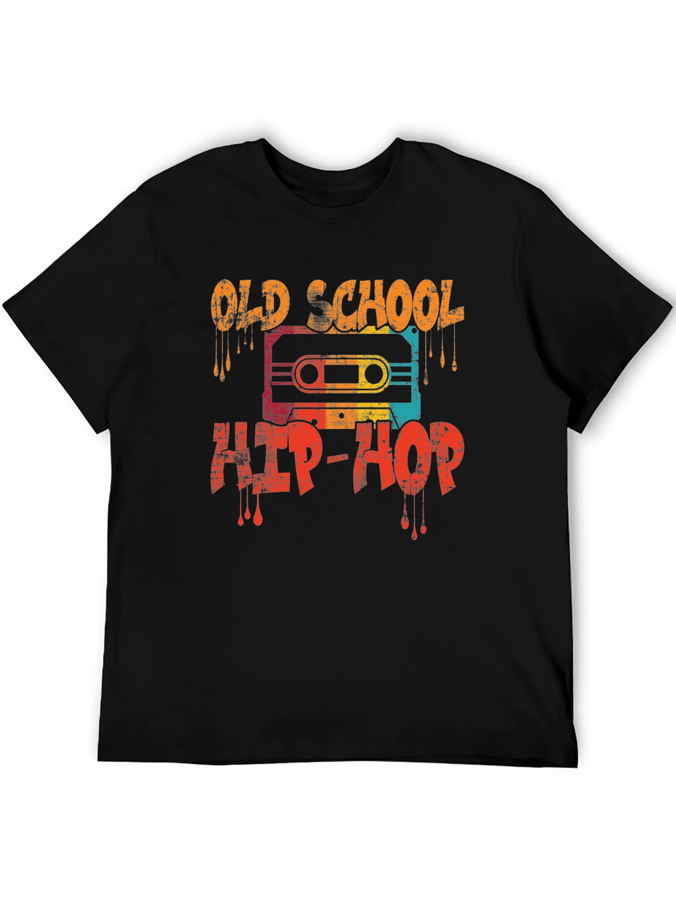 Retro Old School Hip-Hop Graphic T-Shirt