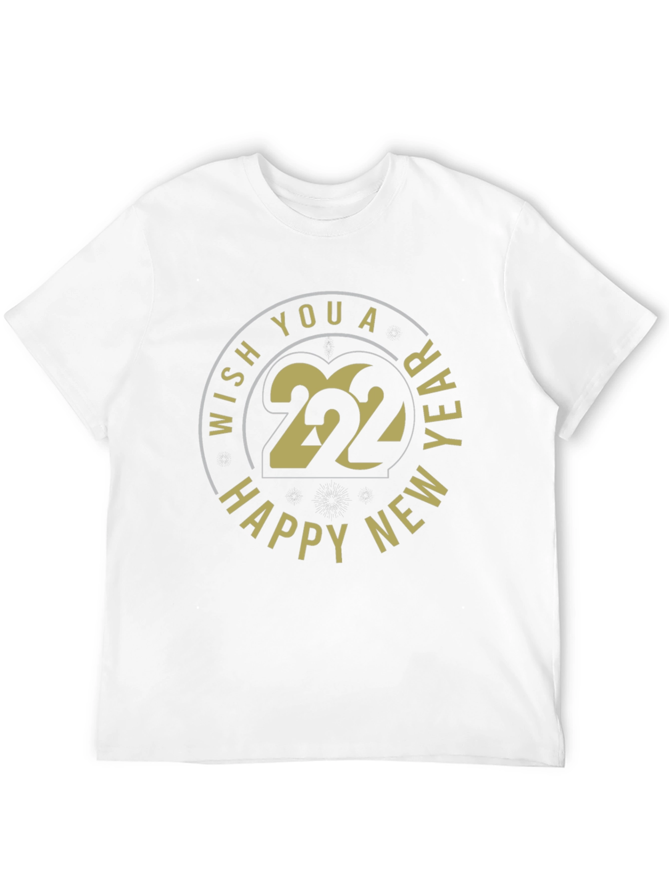 Happy New Year 2022 Black T-Shirt